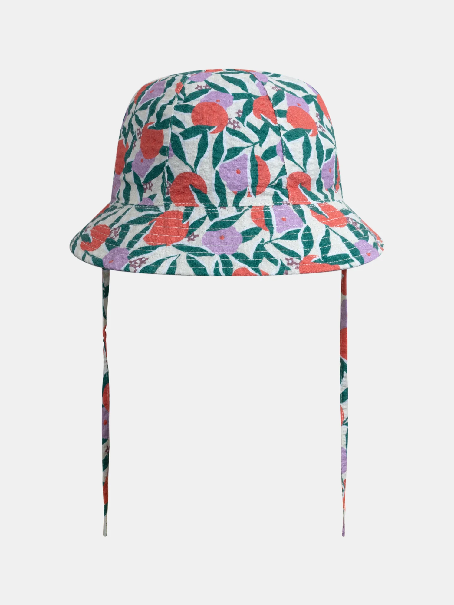 Chapeau réversible imprimé fleuri pour bébé fille - Image 3