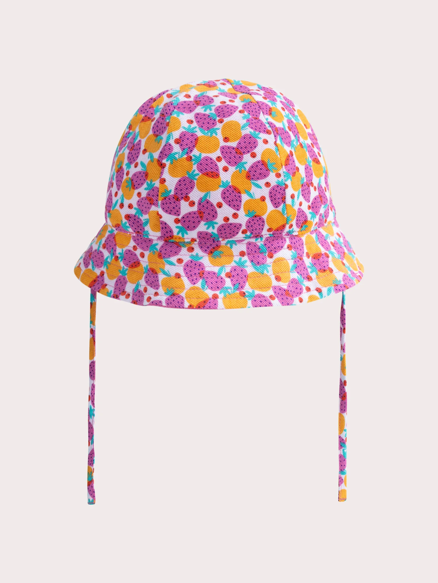 Chapeau rose réversible pour bébé  fille
