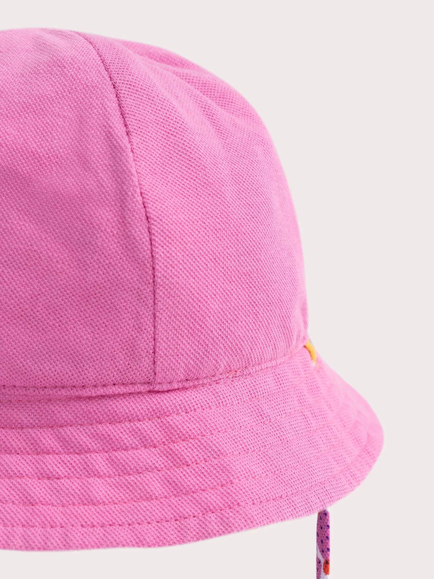 Chapeau rose réversible pour bébé  fille - Image 4