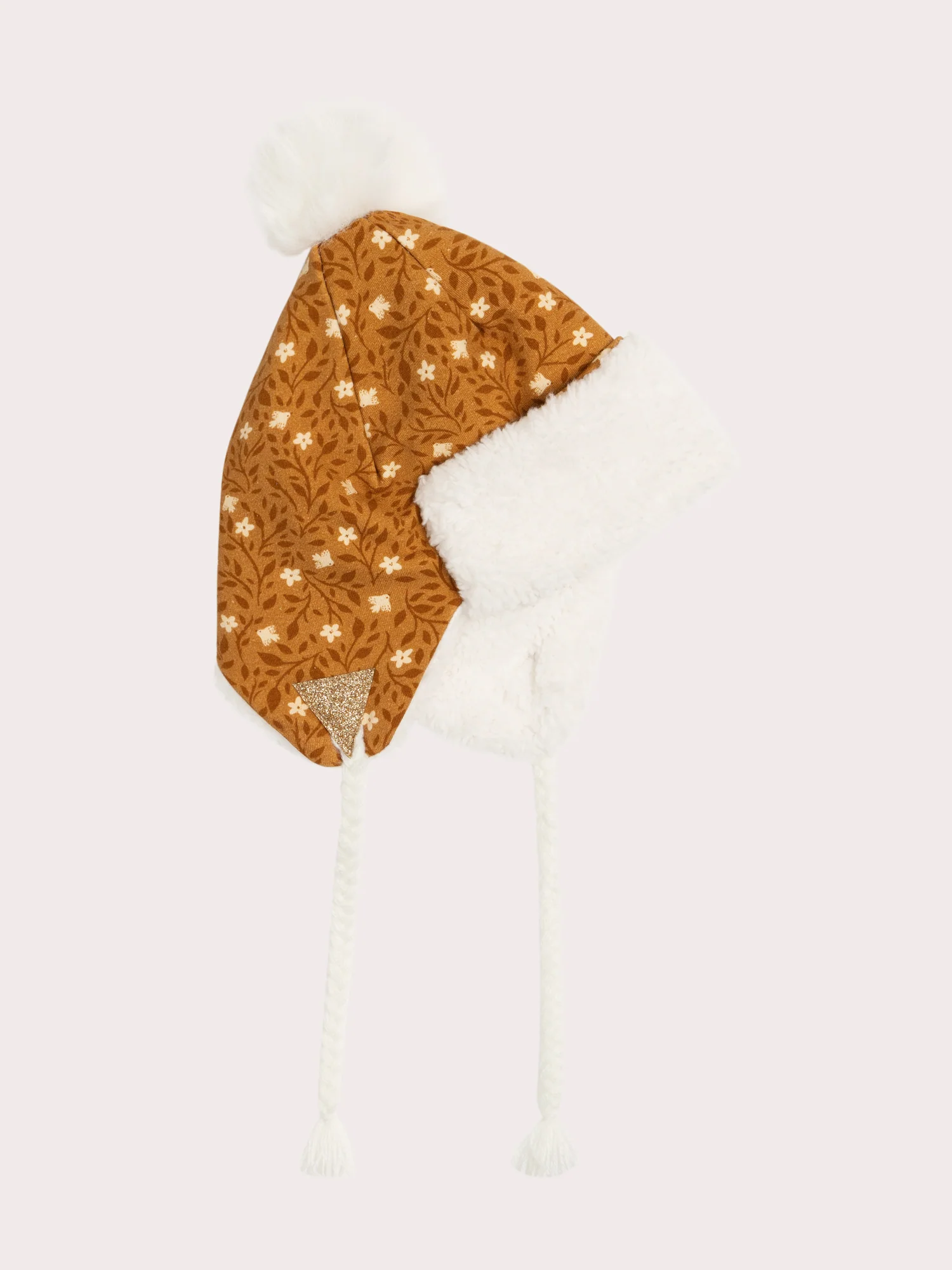 Chapka à motif fleuris pour bébé fille - Image 2