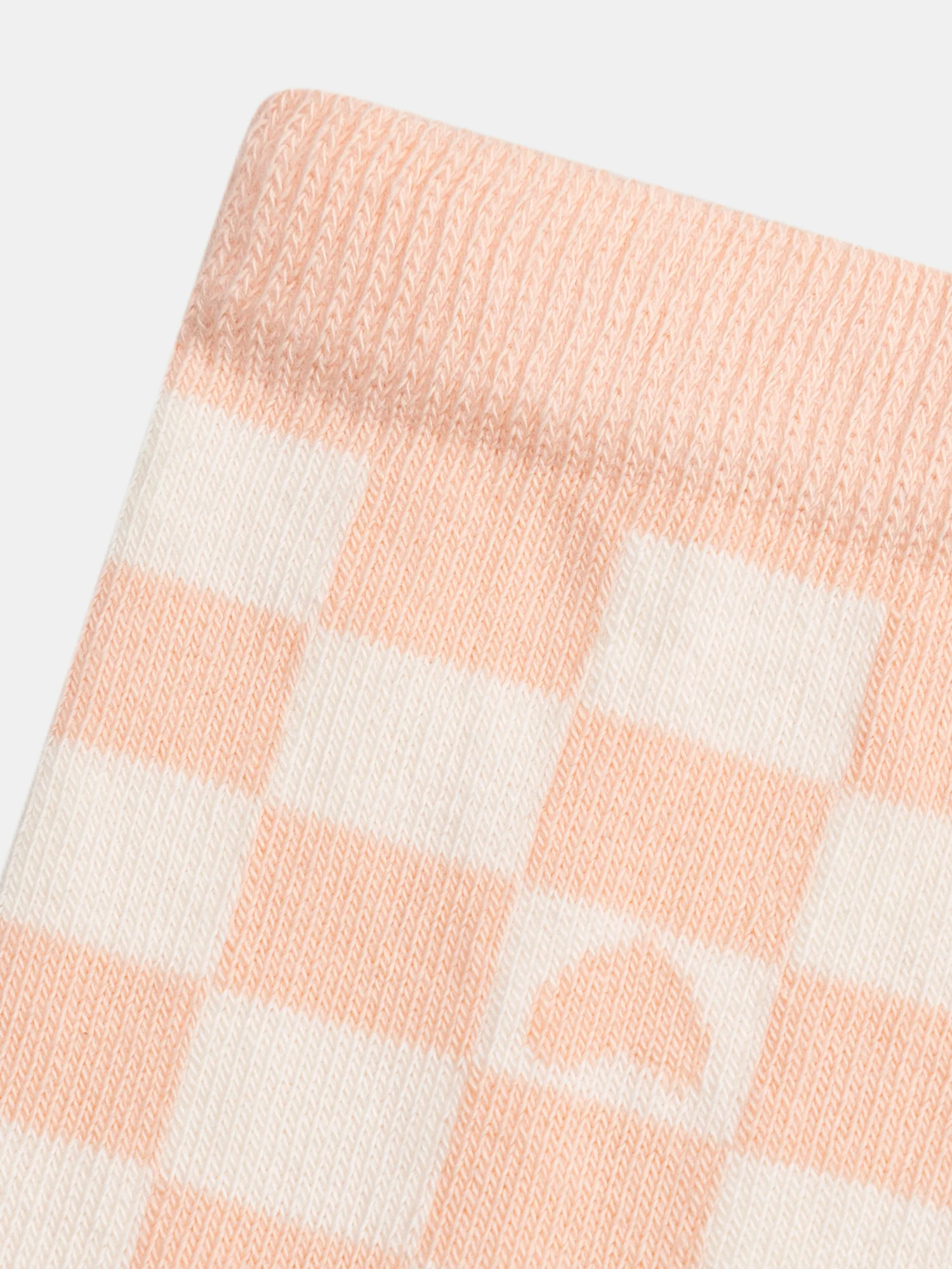 Chaussettes à carreaux roses pour fille - Image 2