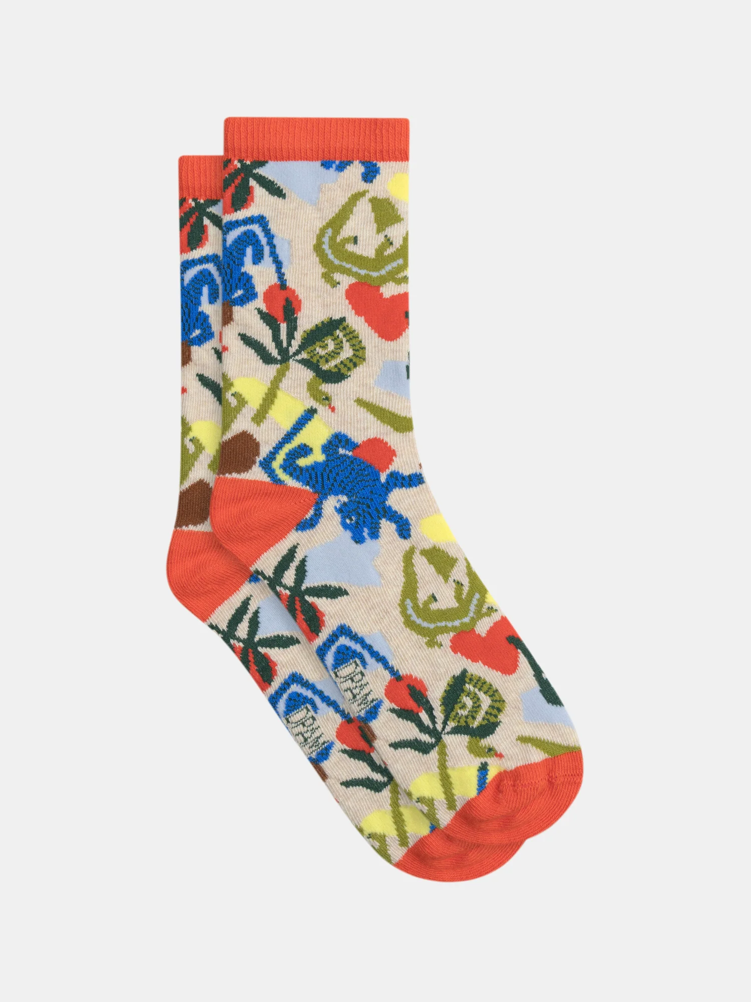 Chaussettes beige fantaisie pour garçon