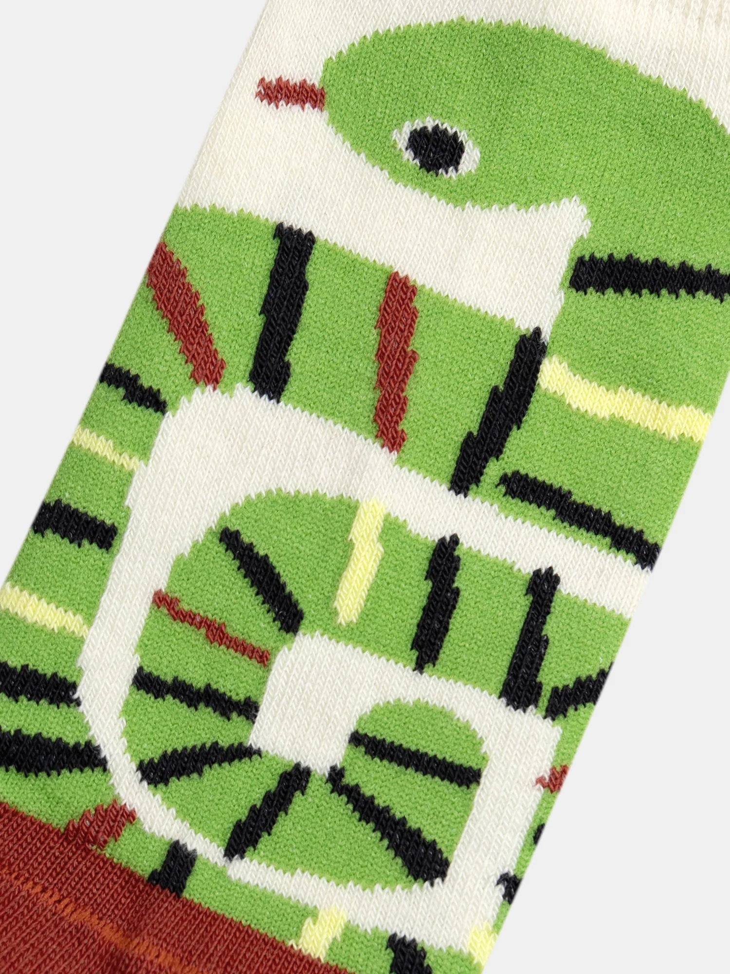 Socquettes crème à motif serpents pour garçon - Image 2