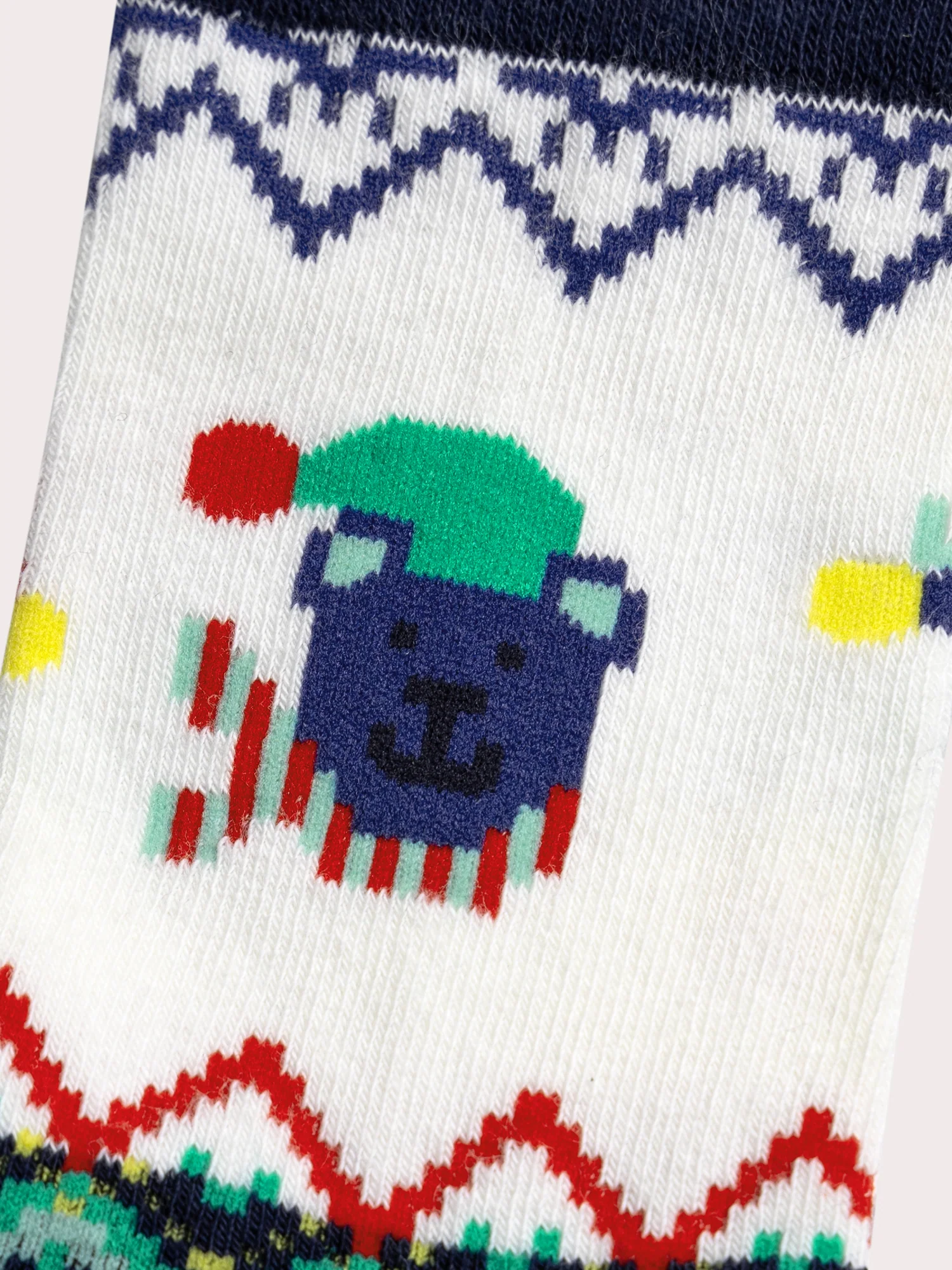 Chaussettes multicolores imprimé Noël pour garçon - Image 2