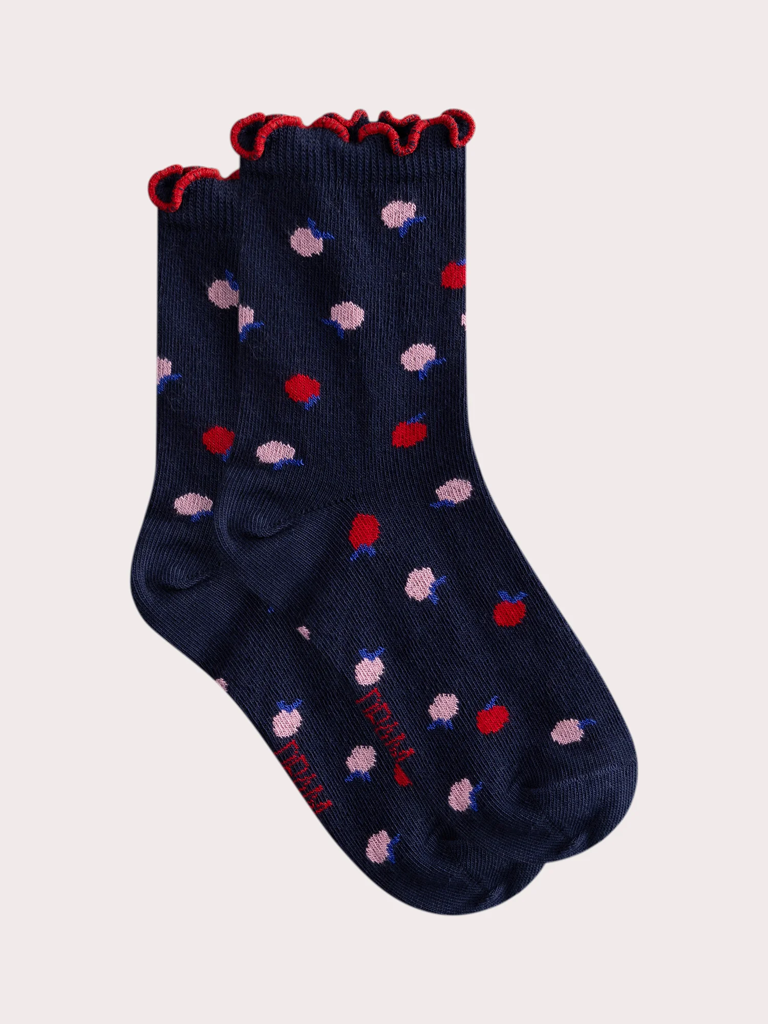 Chaussettes bleues à motif pour fille