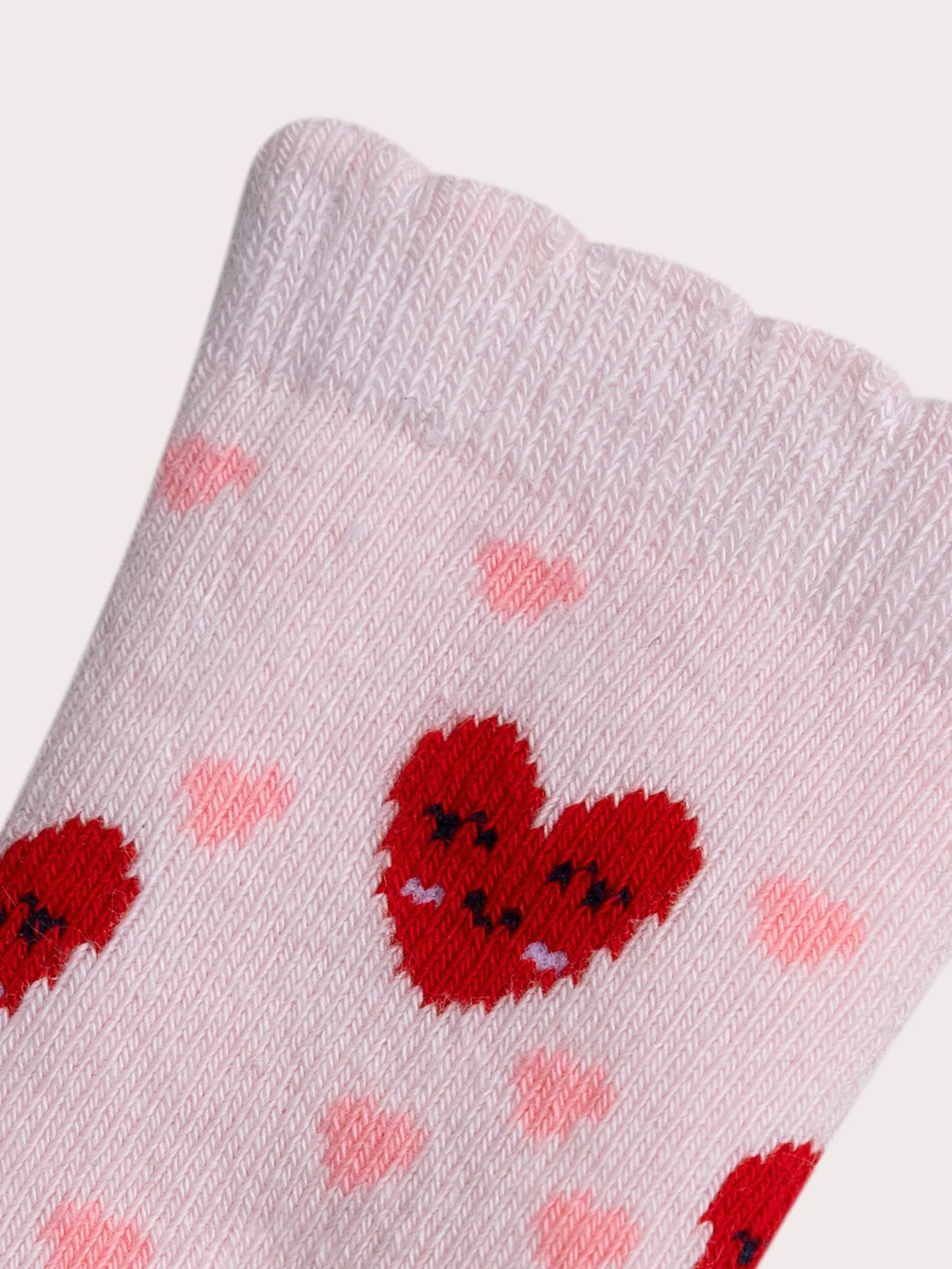 Chaussettes chaudes & antidérapantes roses pour bébé fille - Image 2