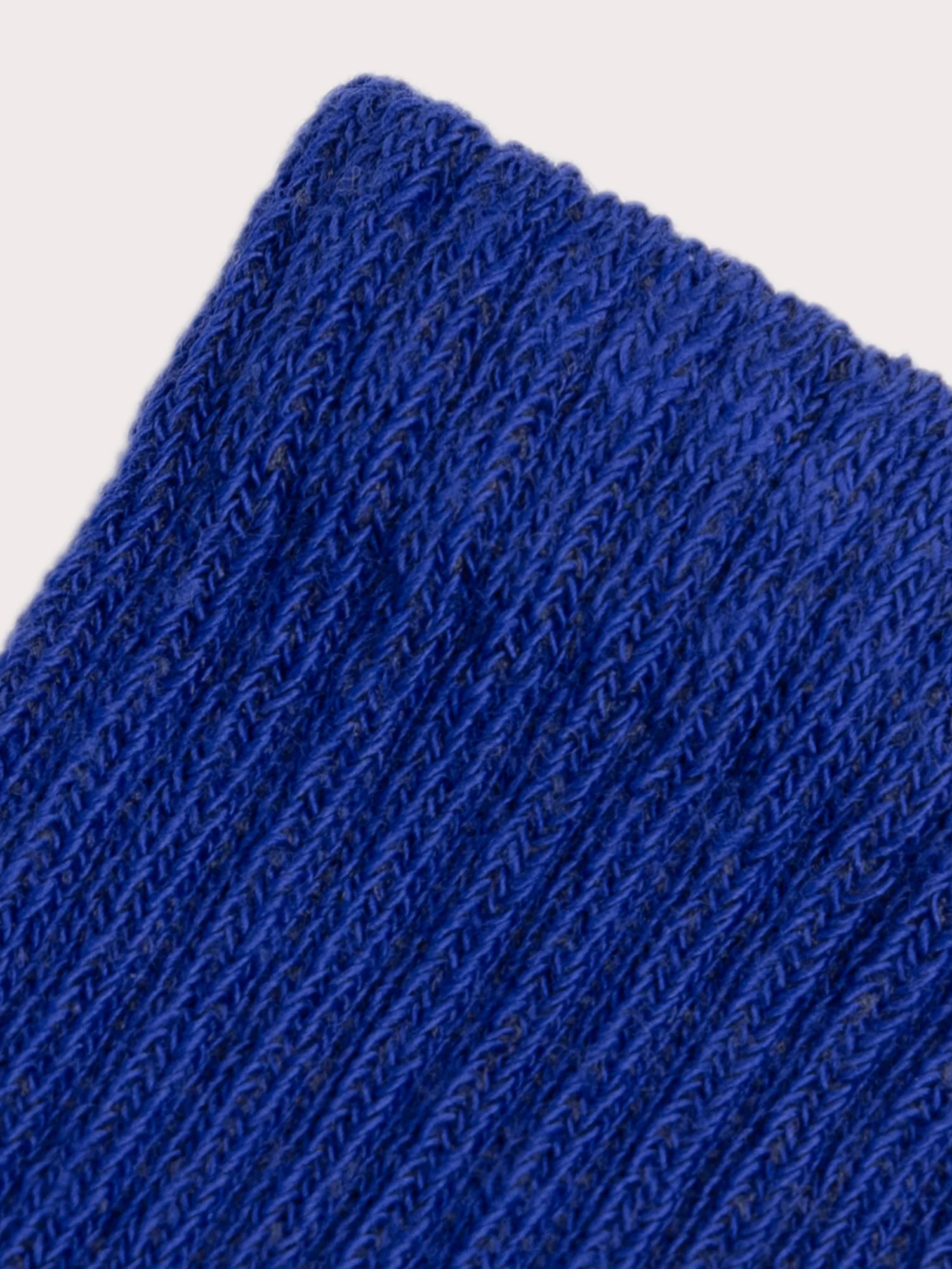 Chaussettes côtelées bleues pour bébé - Image 2