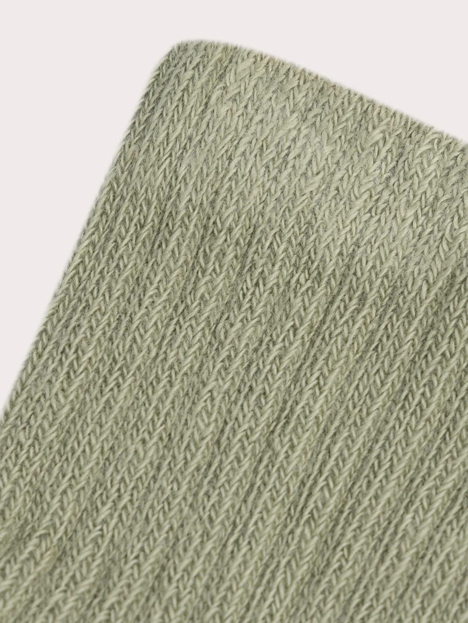 Chaussettes côtelées kaki pour bébé - Image 2