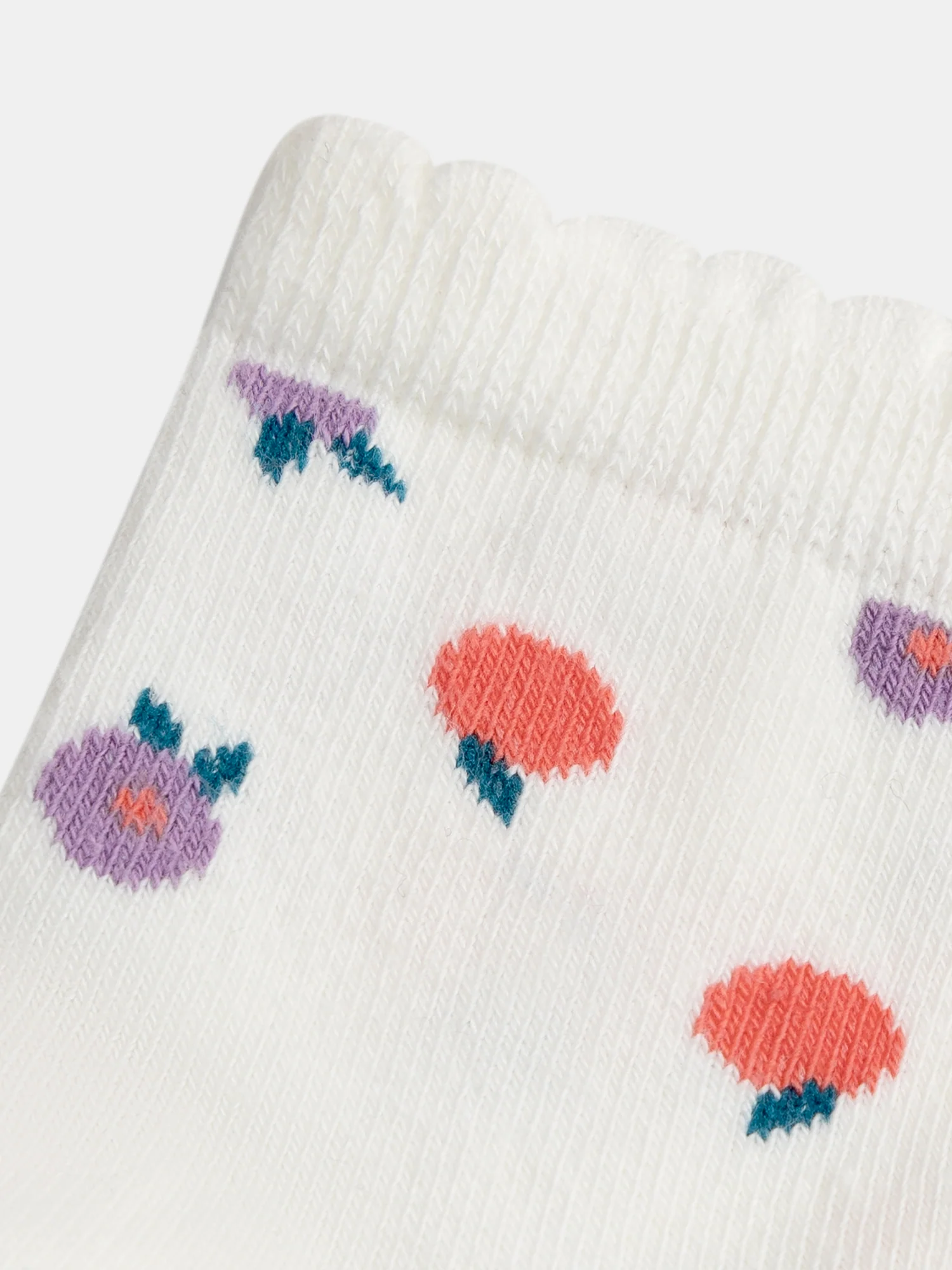 Socquettes écrues à motifs fruits pour fille - Image 2