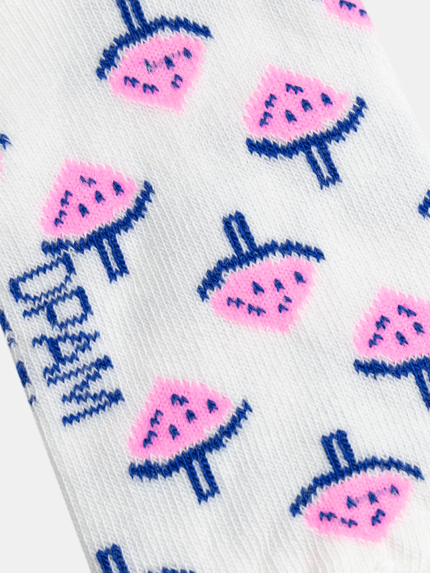 Socquettes écrues à motifs pastèques pour fille - Image 2