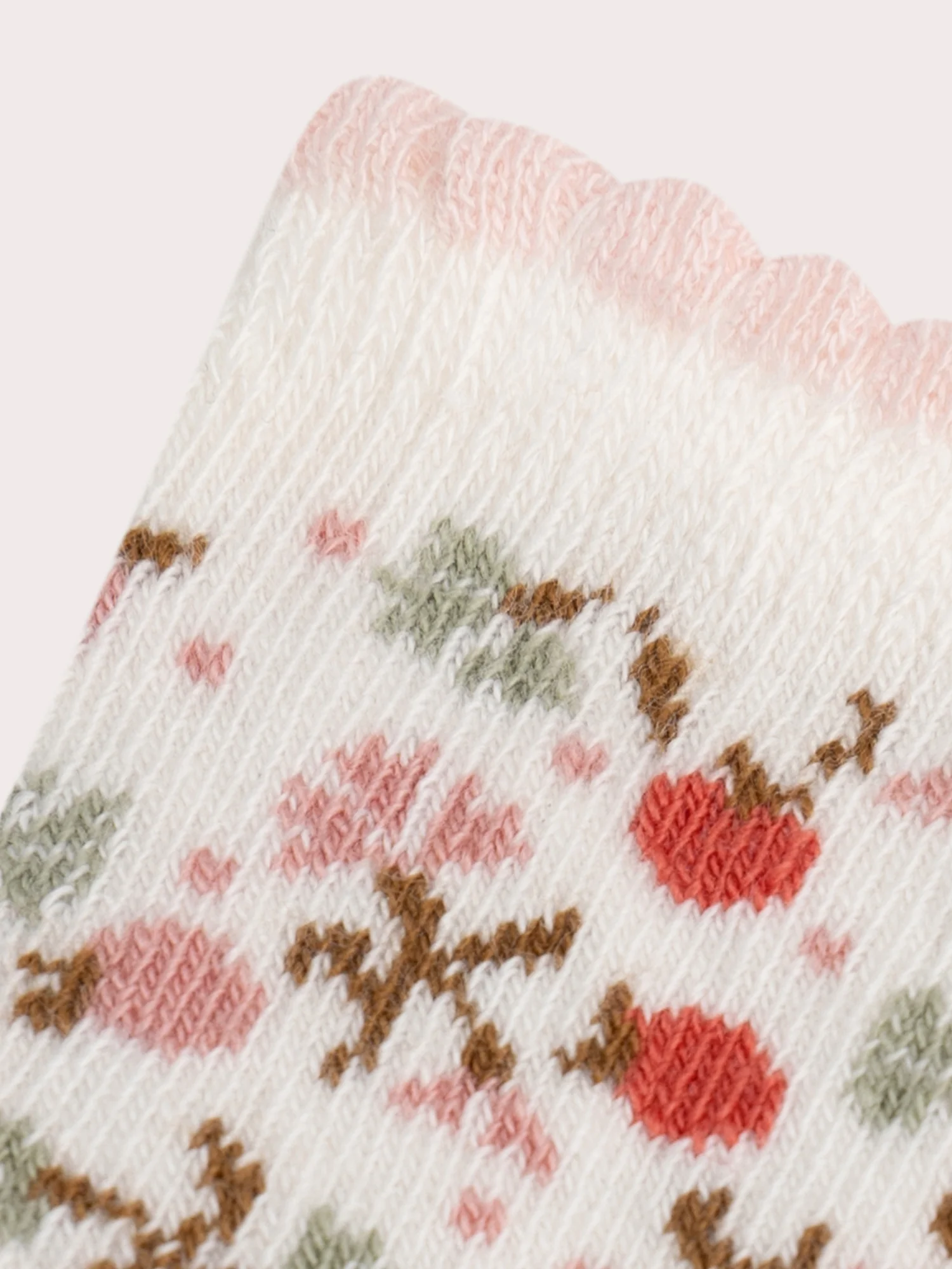 Chaussettes fleuries pour bébé fille - Image 2