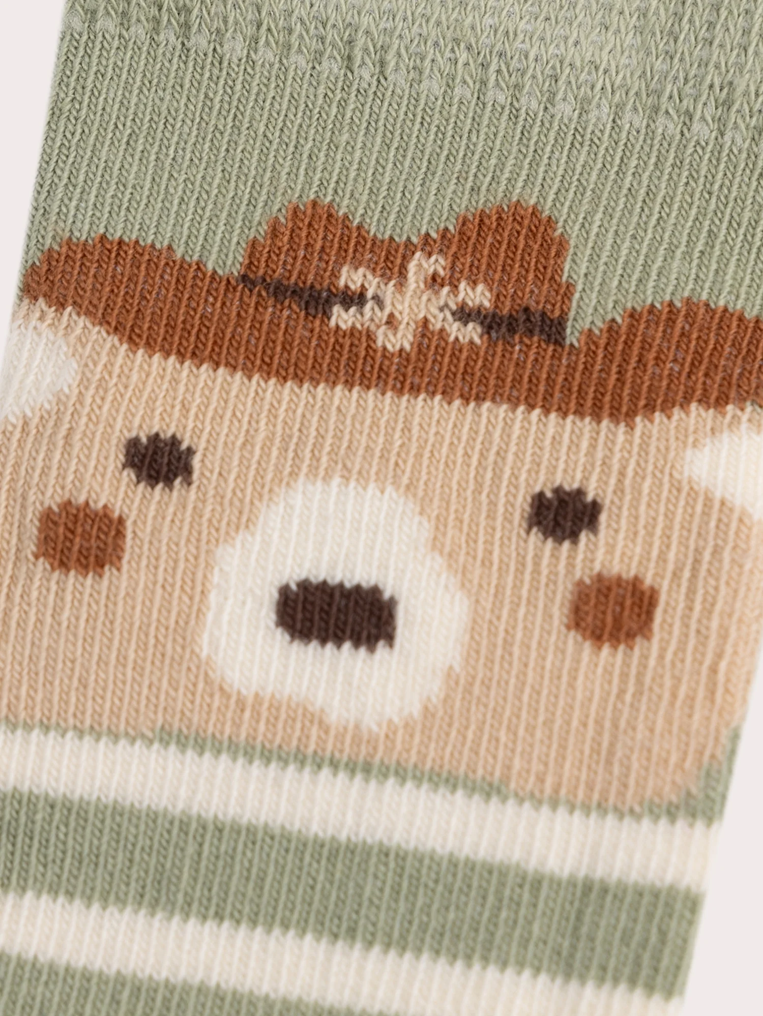 Chaussettes kaki animées pour bébé - Image 2