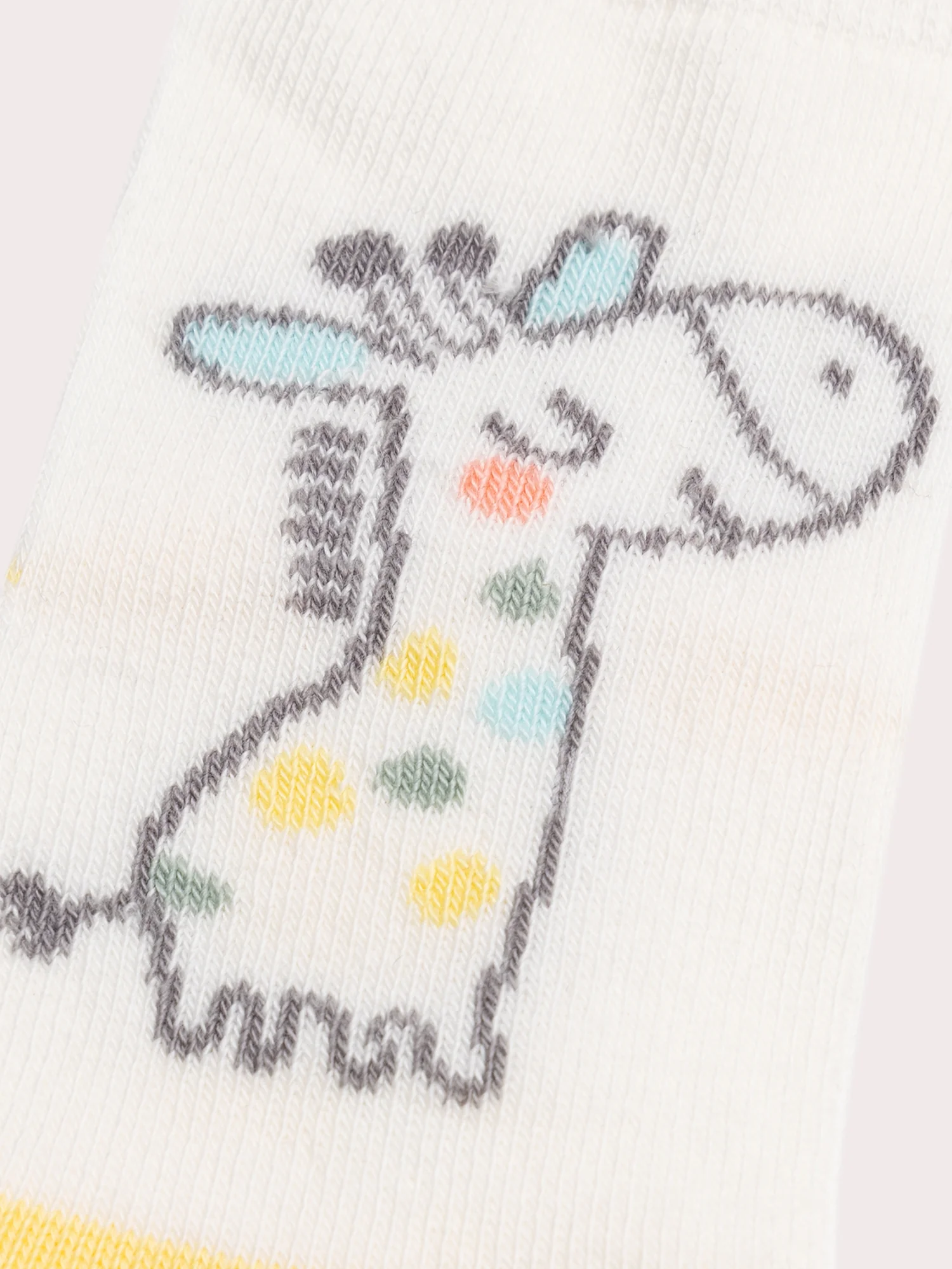 Chaussettes naissance motif girafe - Image 2