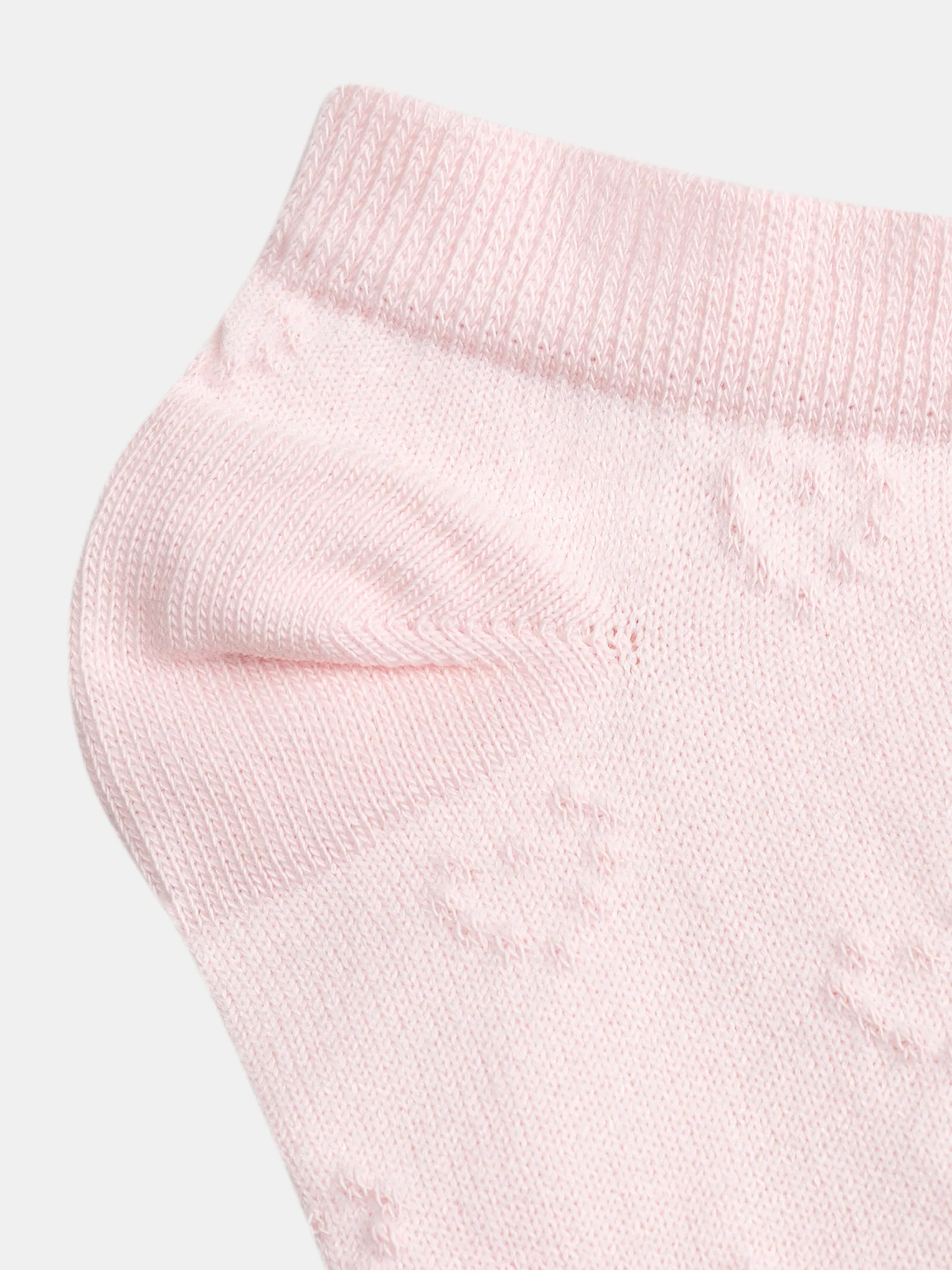 Socquettes rose à coeurs pour fille - Image 2