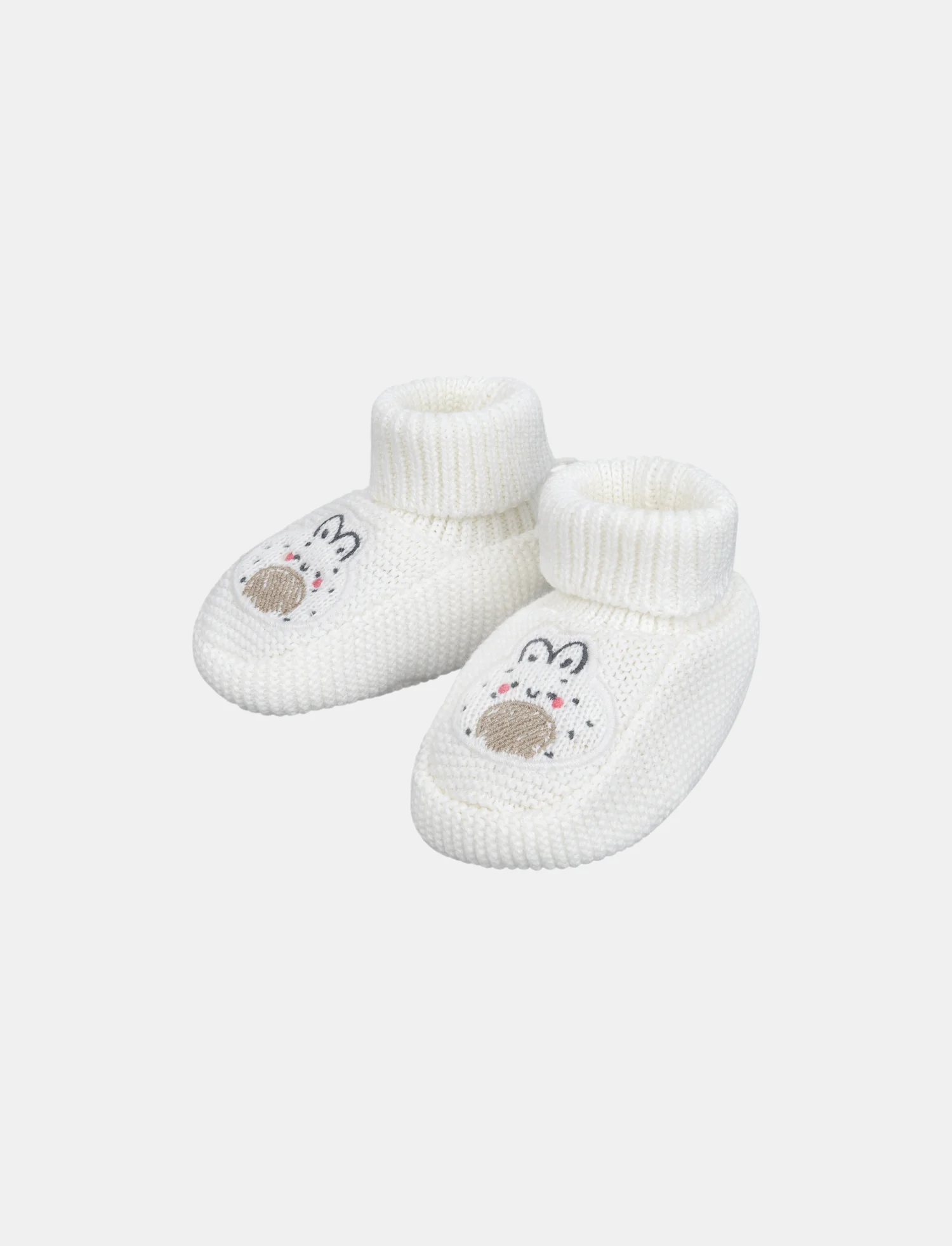 Chaussons naissance en tricot