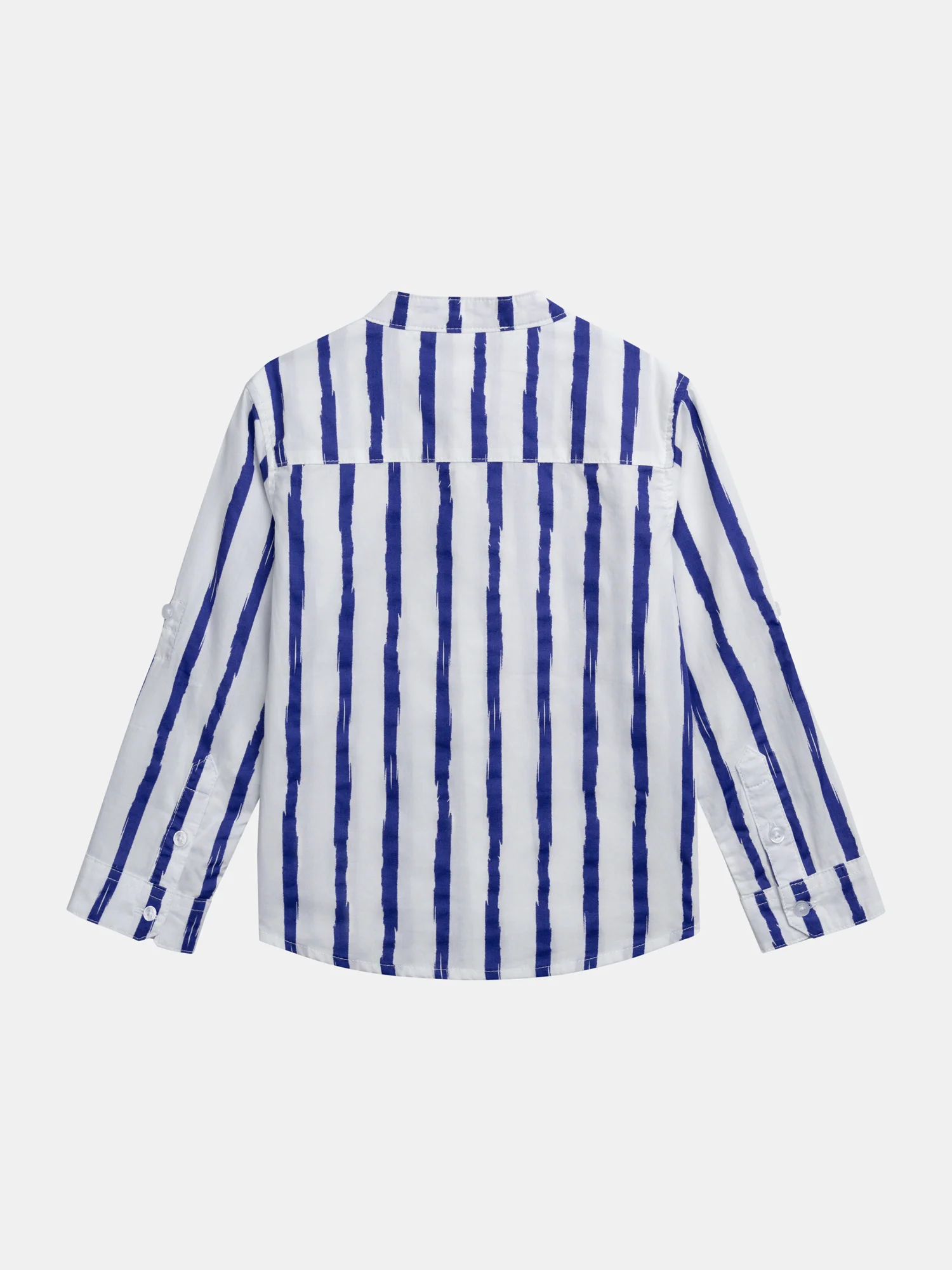 Chemise à rayures bleues et blanches pour garçon - Image 5