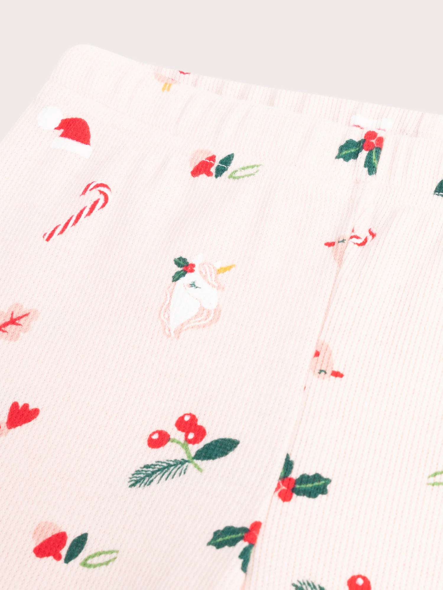 Chemise de nuit en velours theme Noël pour fille - Image 7