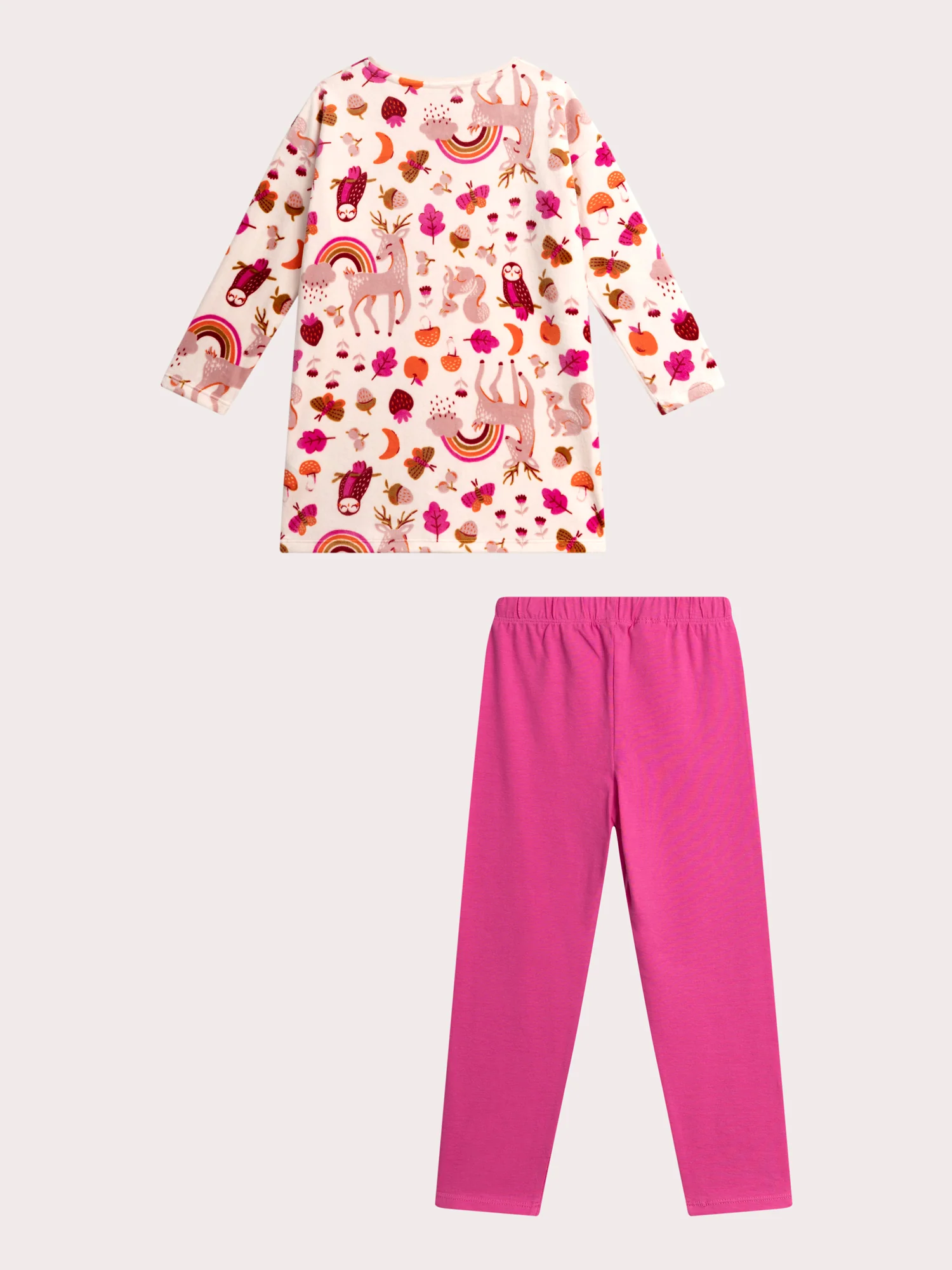 Chemise de nuit imprimée en velours tres doux pour fille - Image 6