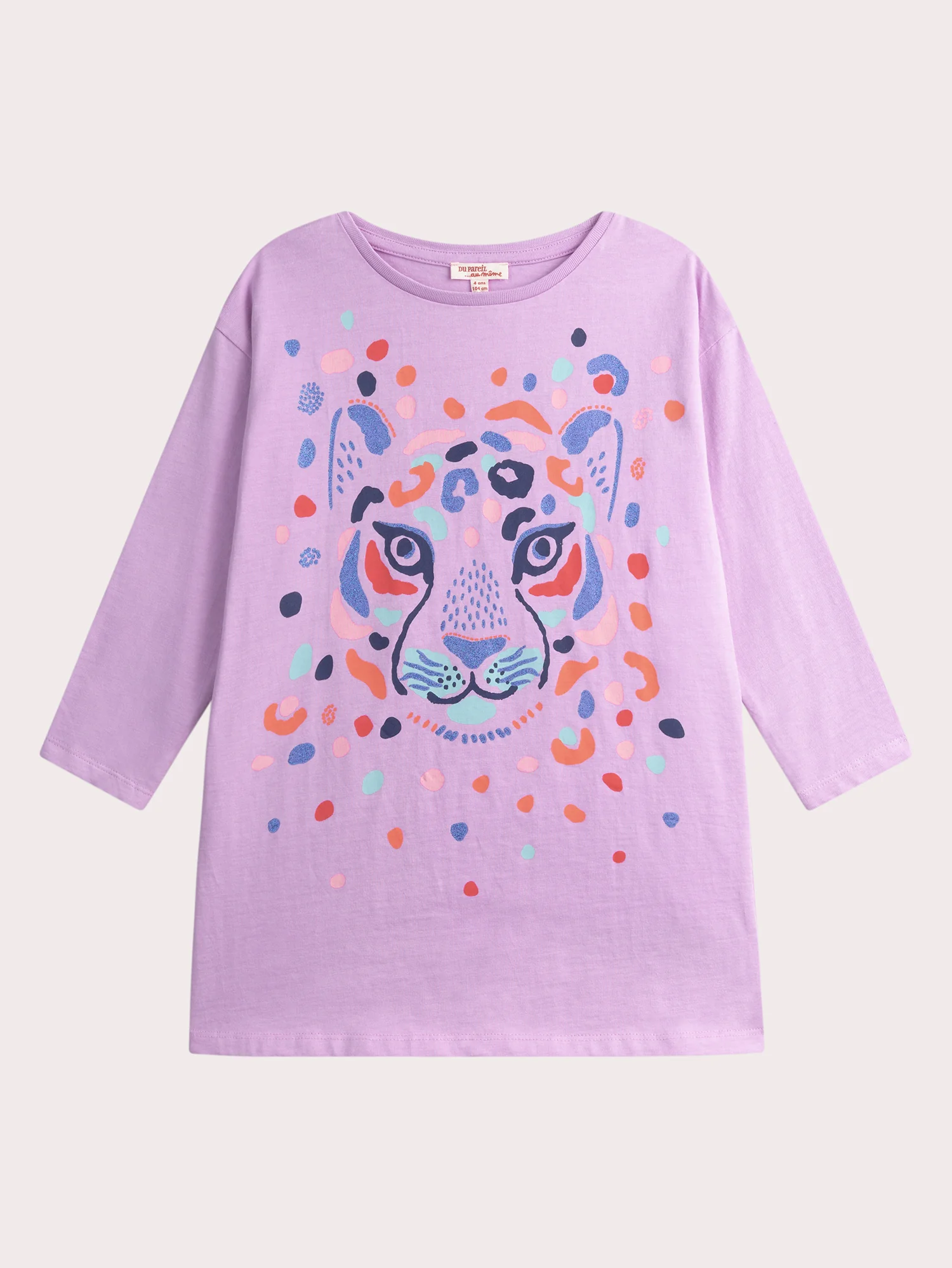 Chemise de nuit parme pour enfant fille - Image 2