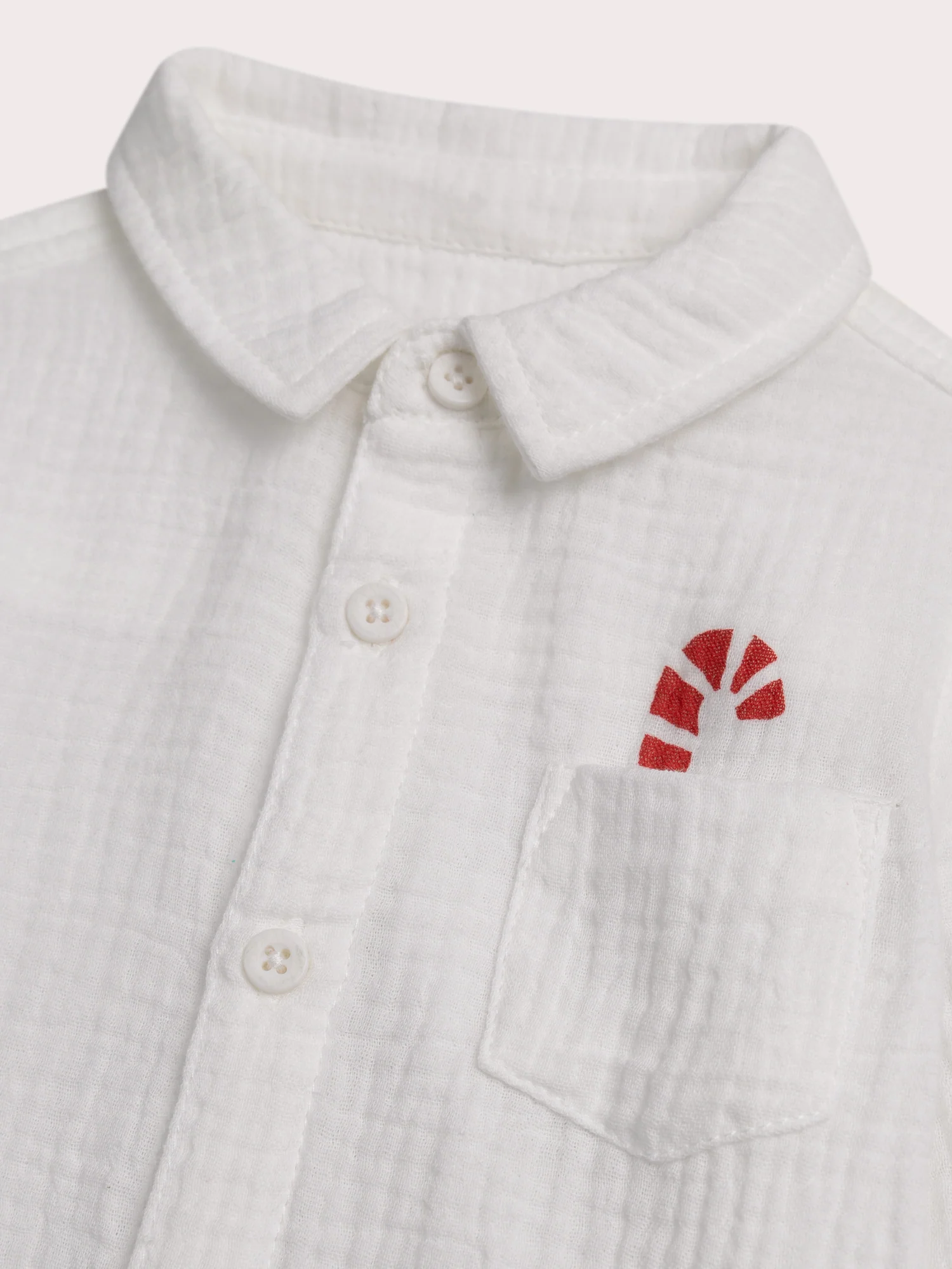 Chemise blanche pour bébé garçon - Image 3