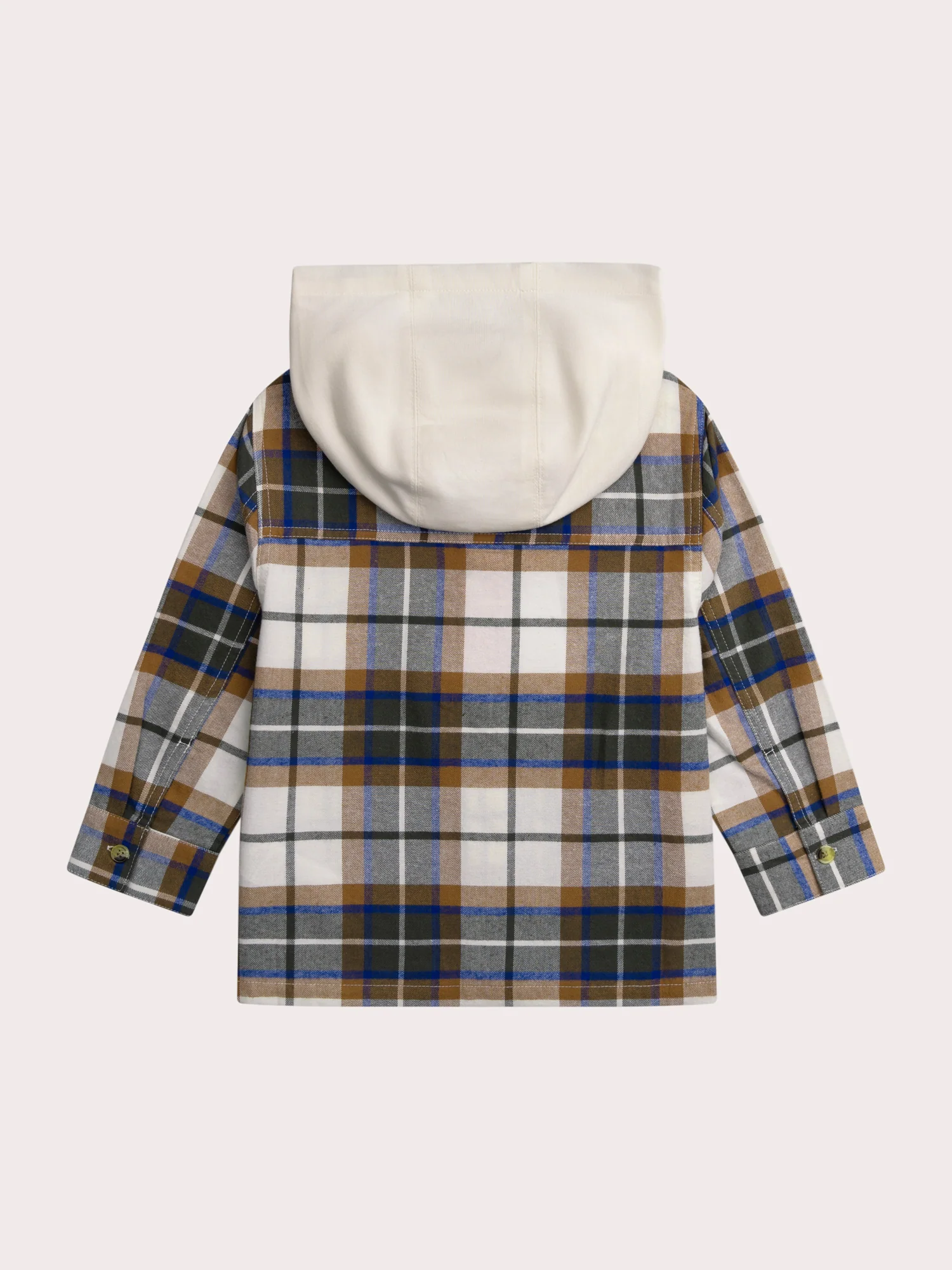Chemise en flanelle à carreaux avec capuche - Image 6