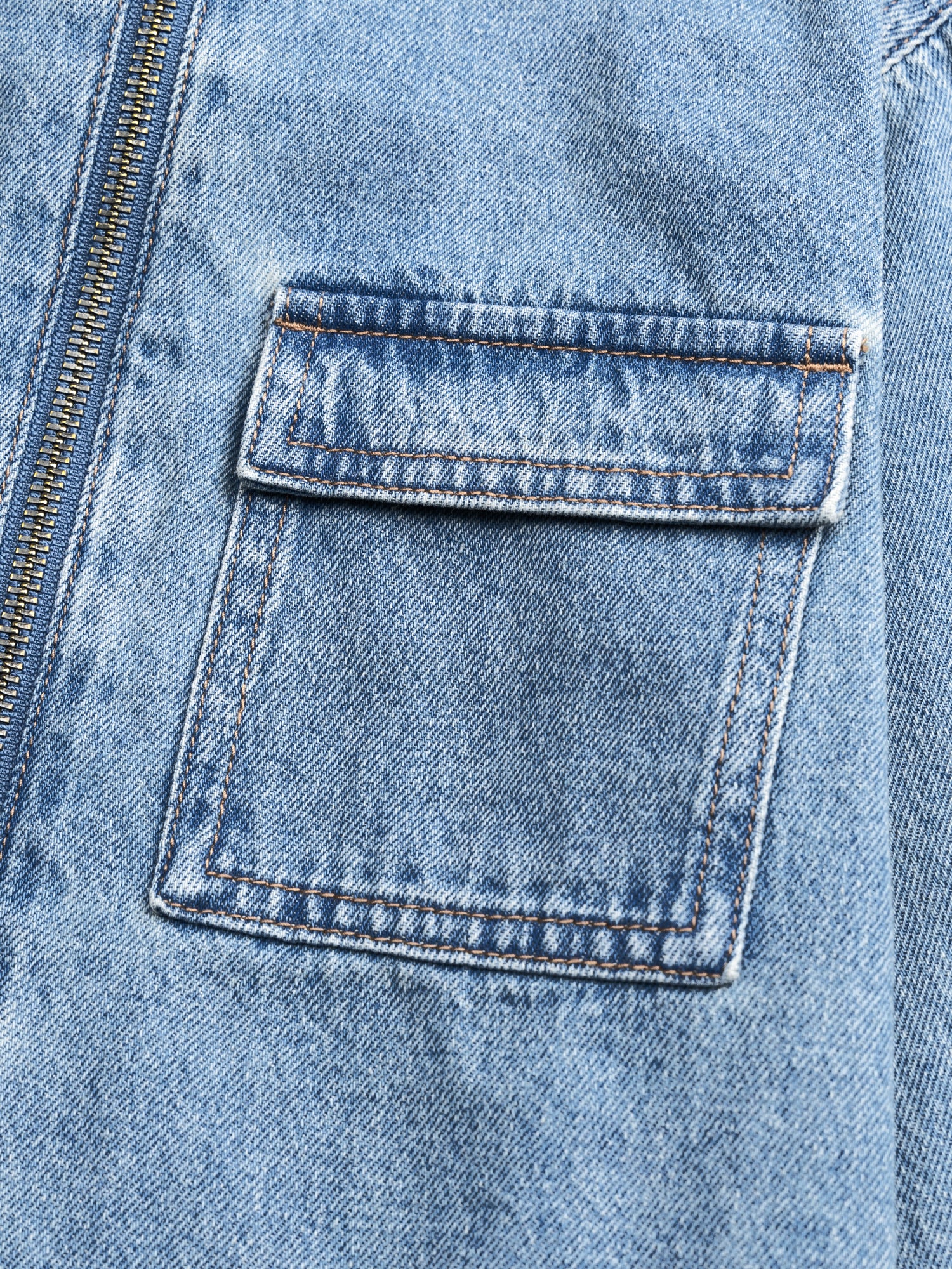Chemise en jean zippée pour garçon - Image 3