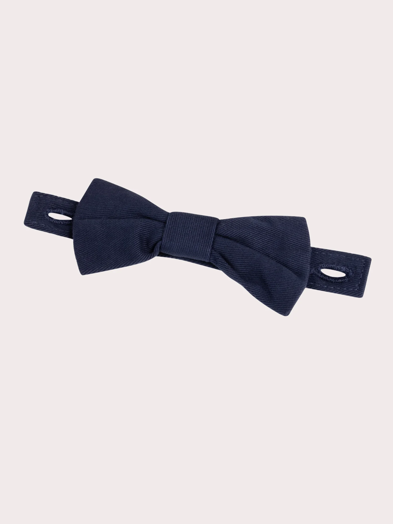 Chemise manches longues bleue imprimée et nœud papillon - Image 3