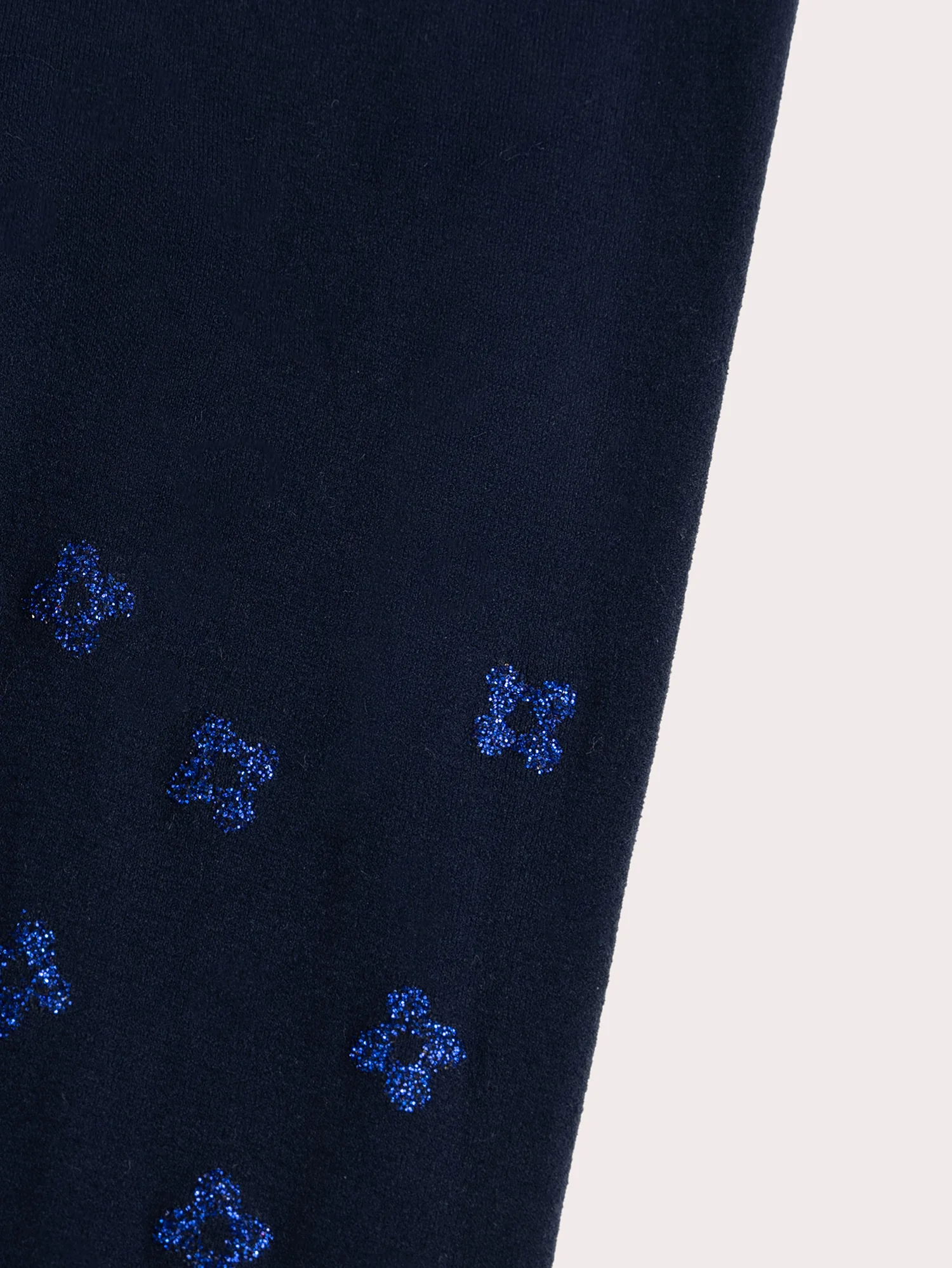 Collant fin marine à motif pour fille - Image 2