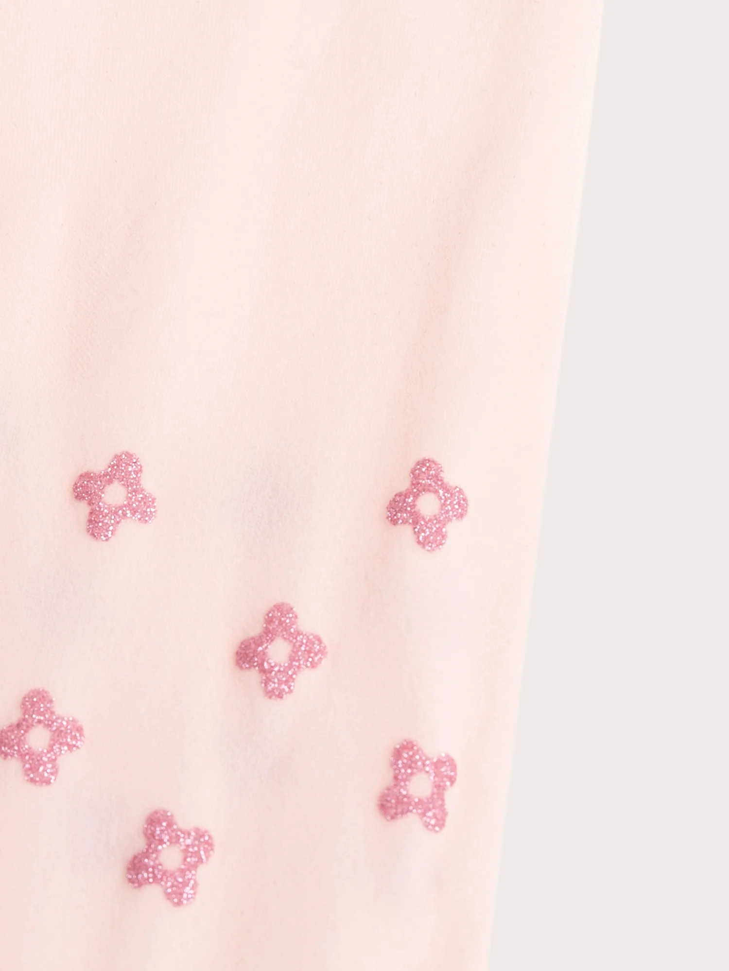 Collant fin rose à motif pour fille - Image 2