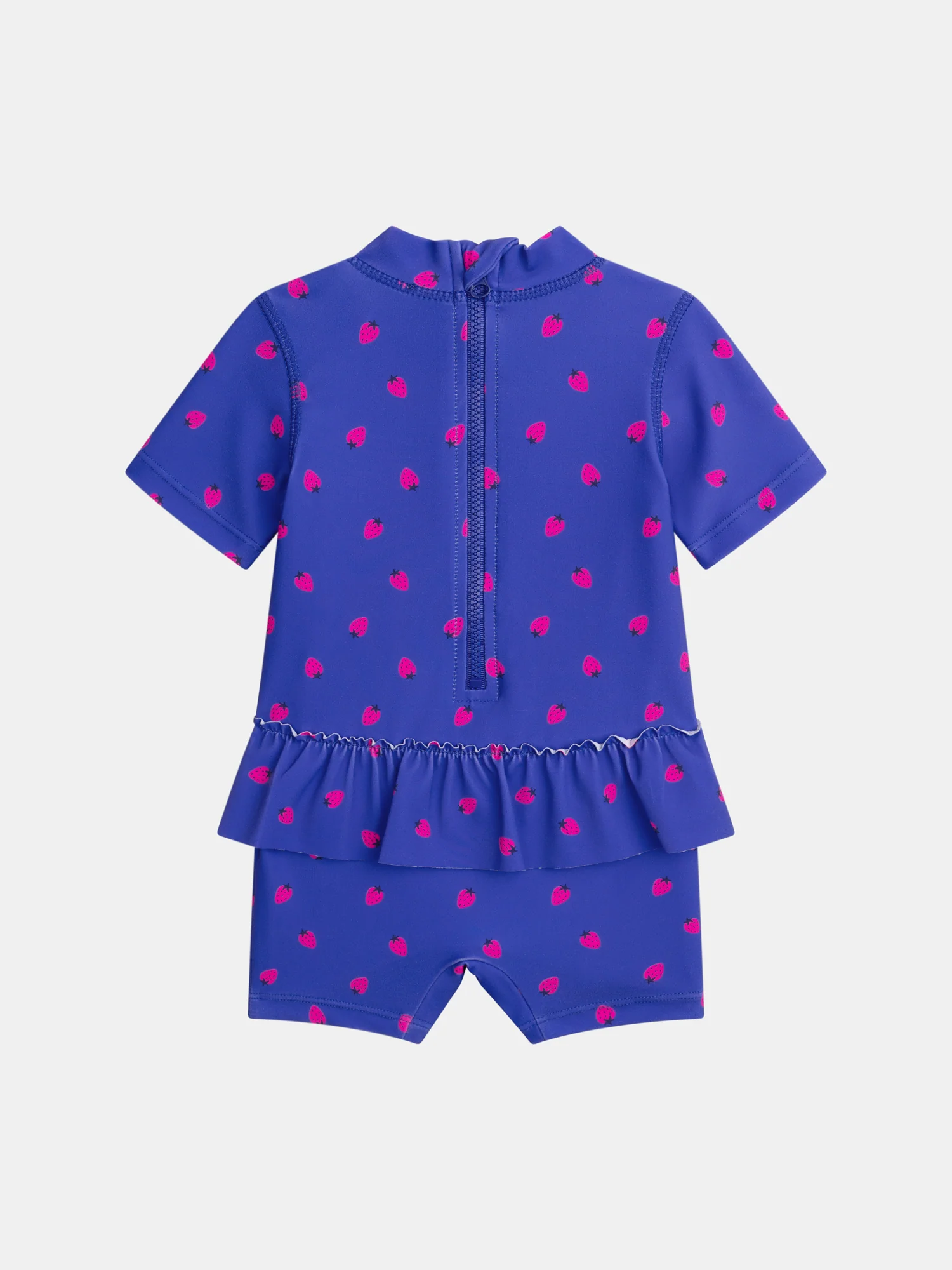 Combinaison de bain UPF 50+ 1 pièce imprimé fraises pour bébé fille - Image 4