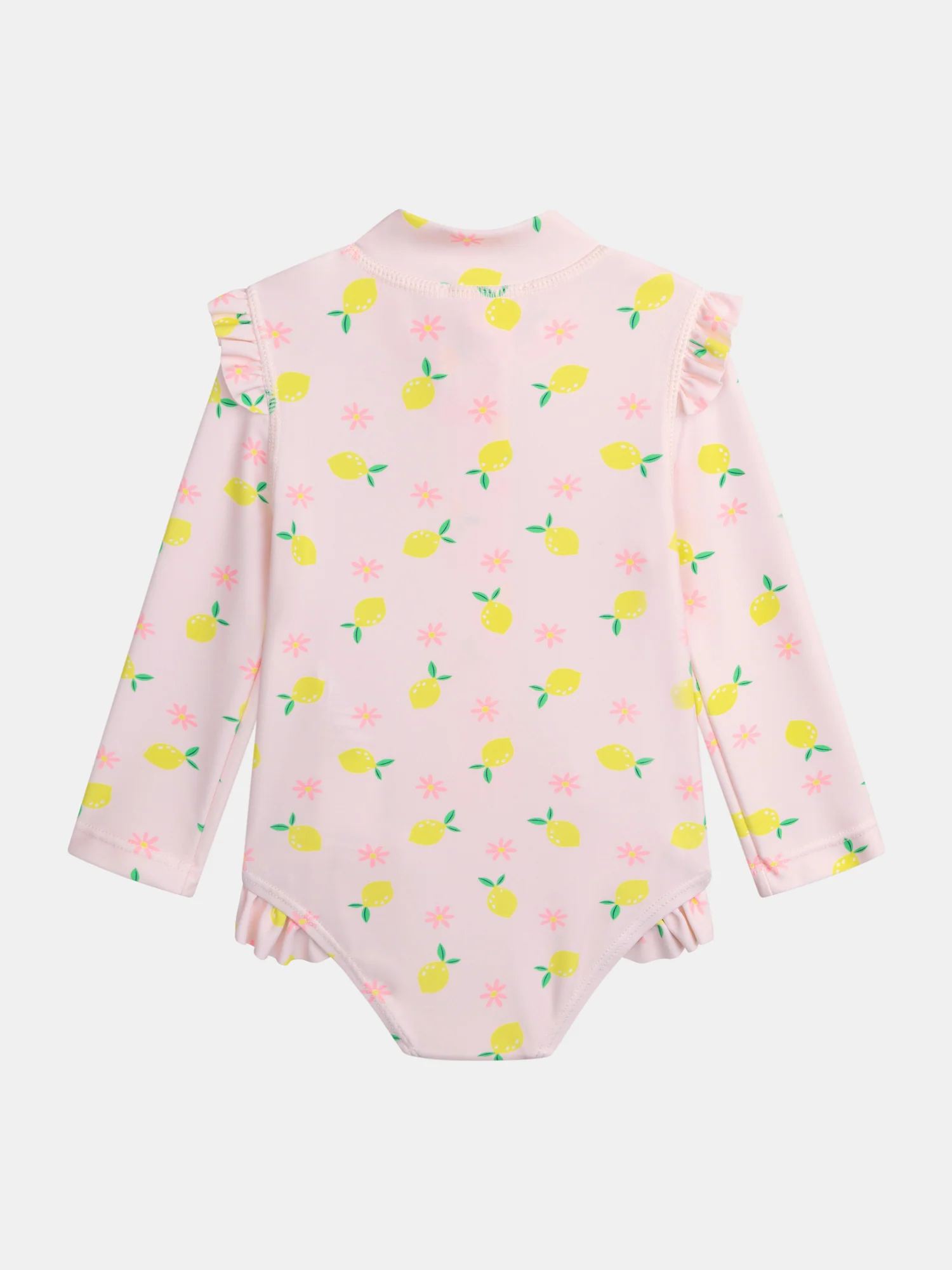 Combinaison de bain UPF 50+ imprimé citron pour bébé fille - Image 6