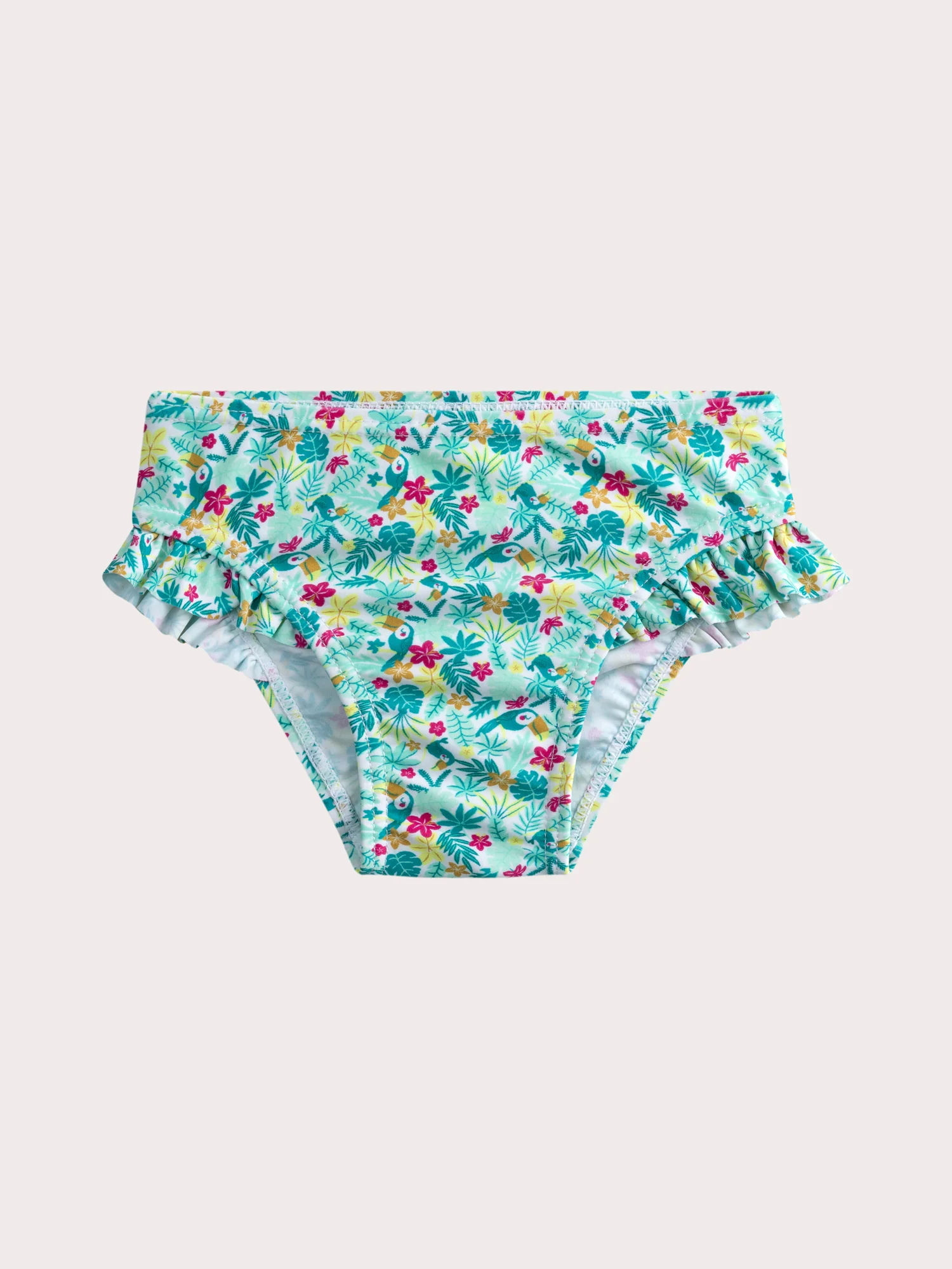 Culotte de bain imprimé fantaisie pour bébé fille