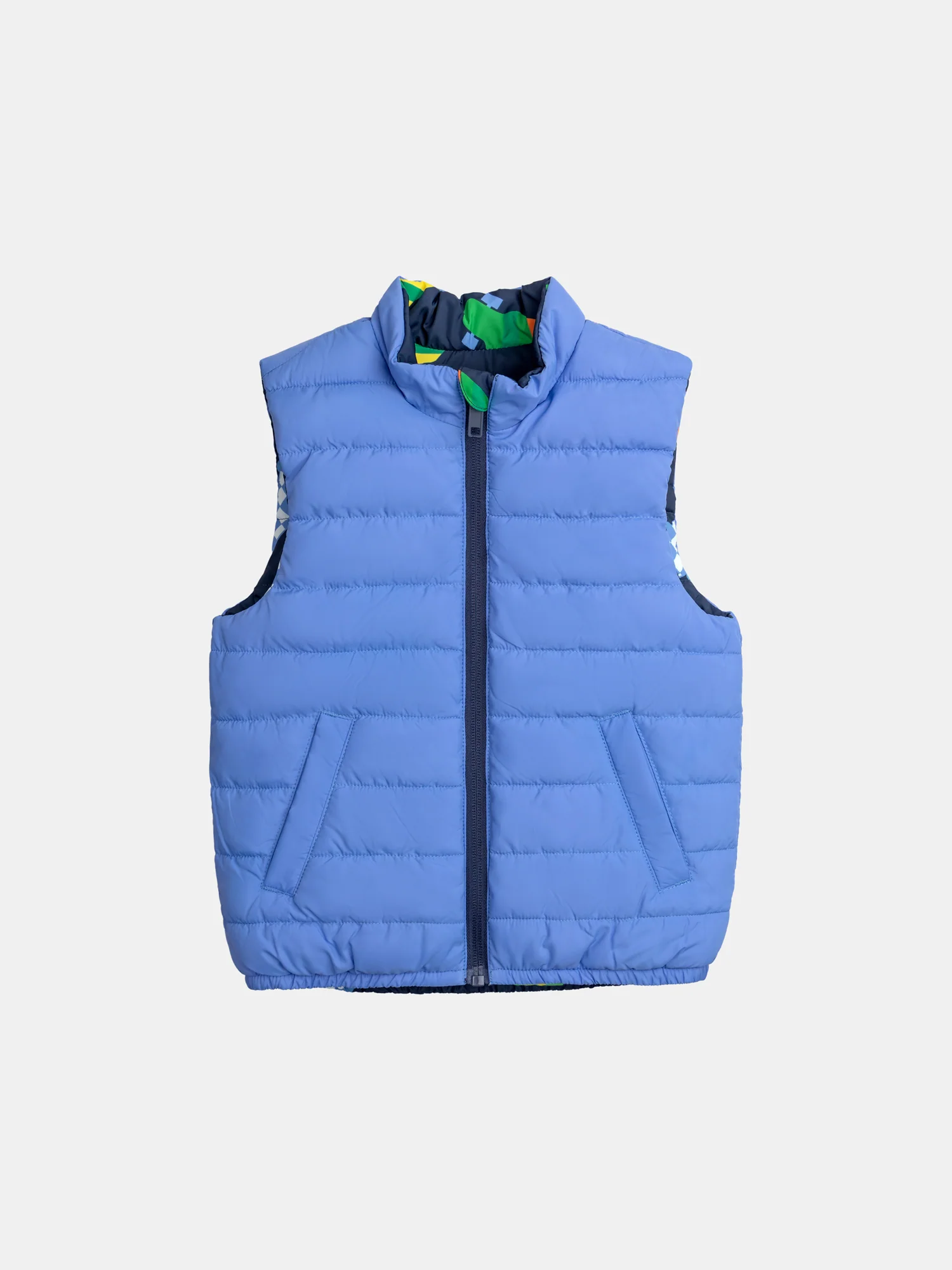 Doudoune réversible bleu pour garçon - Image 3