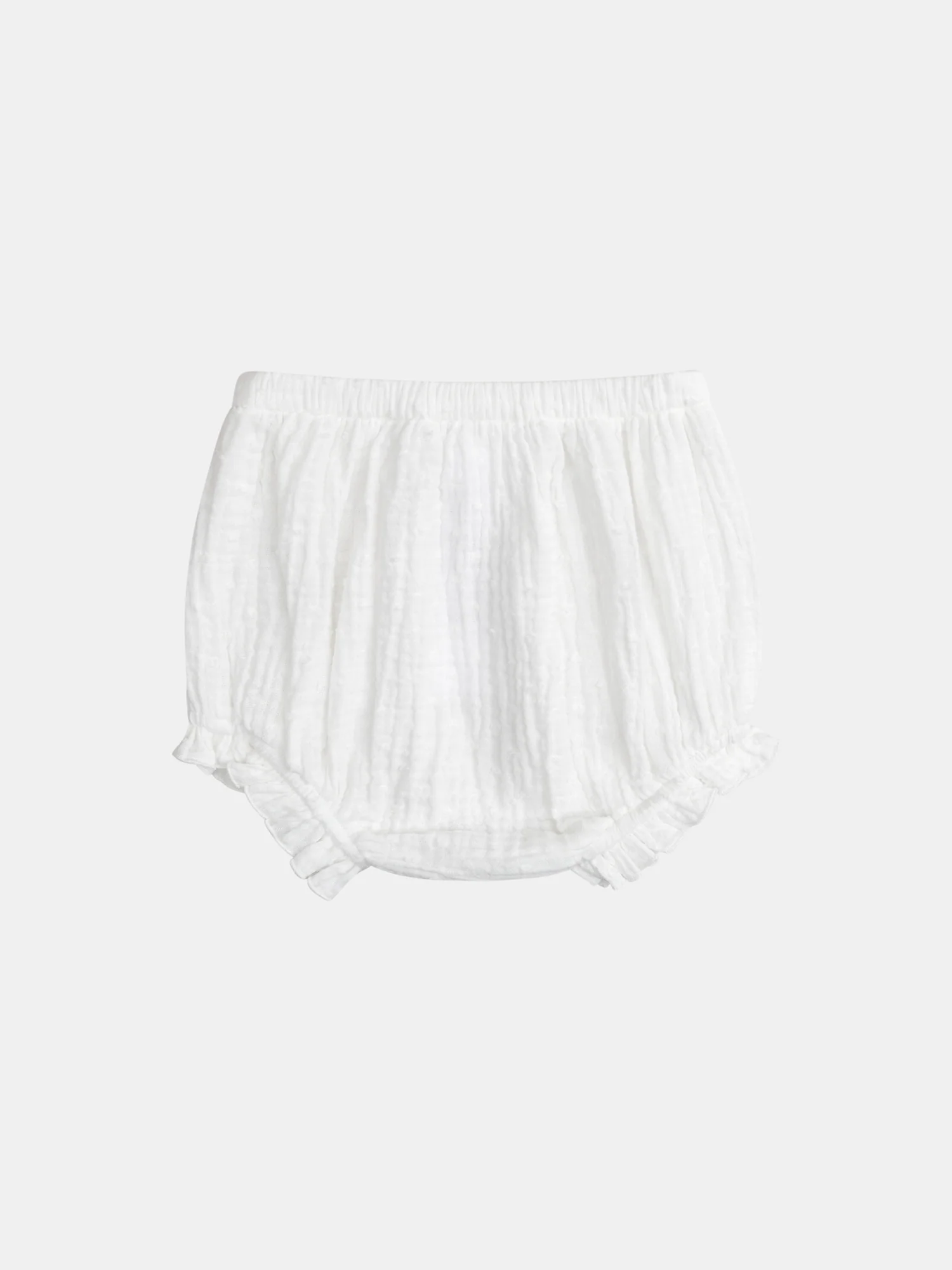 Ensemble naissance robe cache-coeur et bloomer fille - Image 7