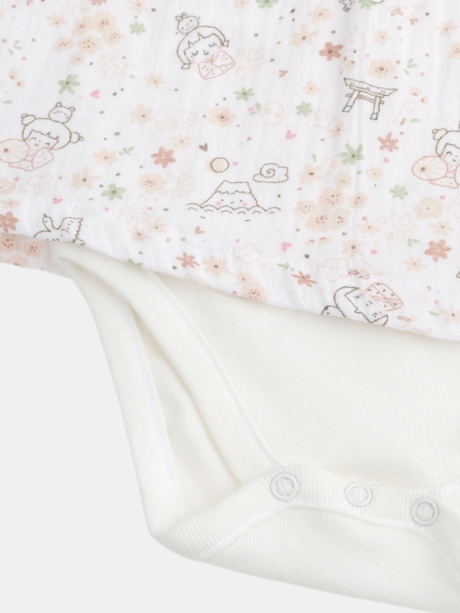 Ensemble body 2 en 1 à motif et legging pour bébé fille - Image 3