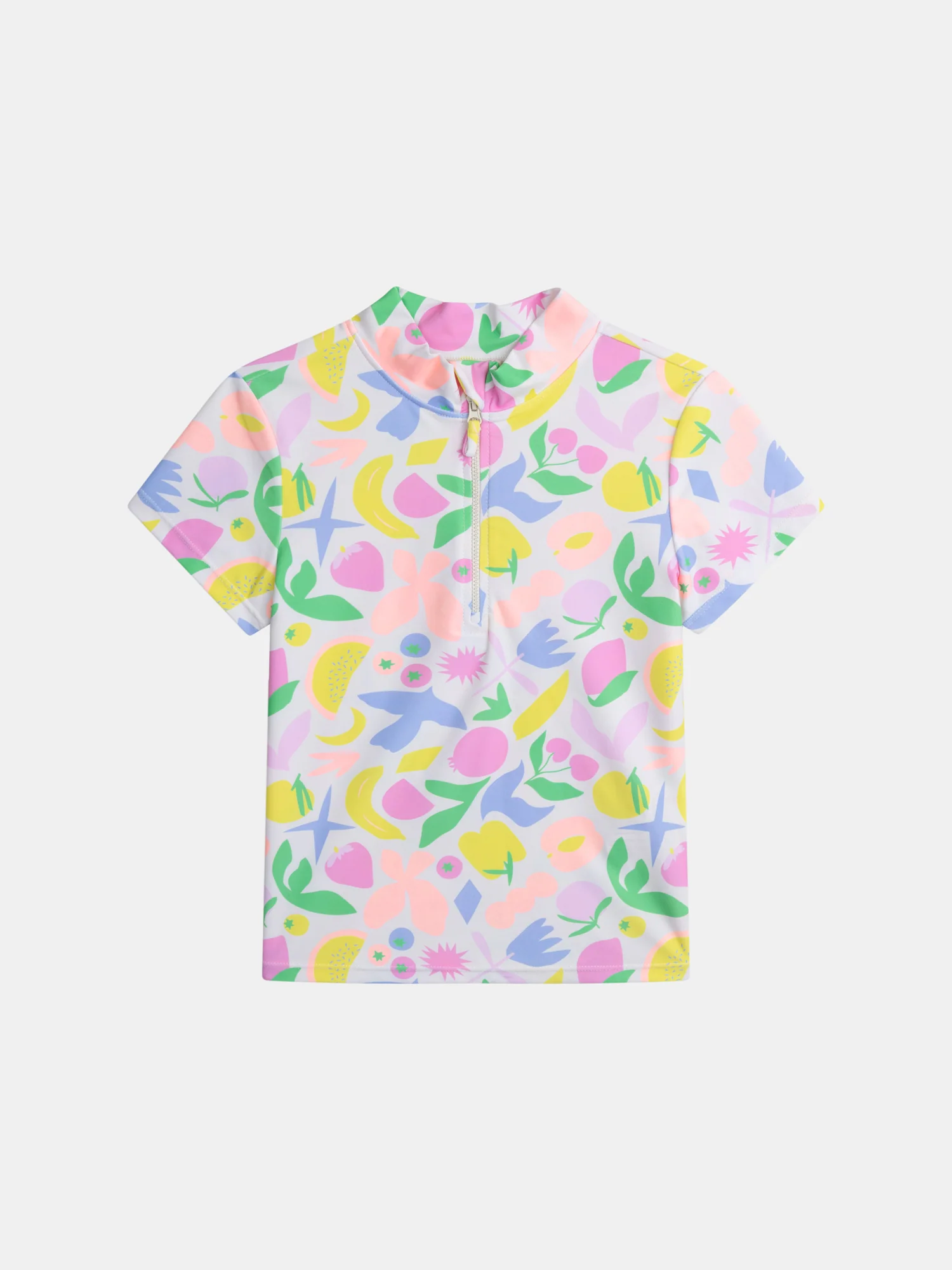 Ensemble de bain UPF 50+ 2 pièces imprimé coloré pour fille - Image 4