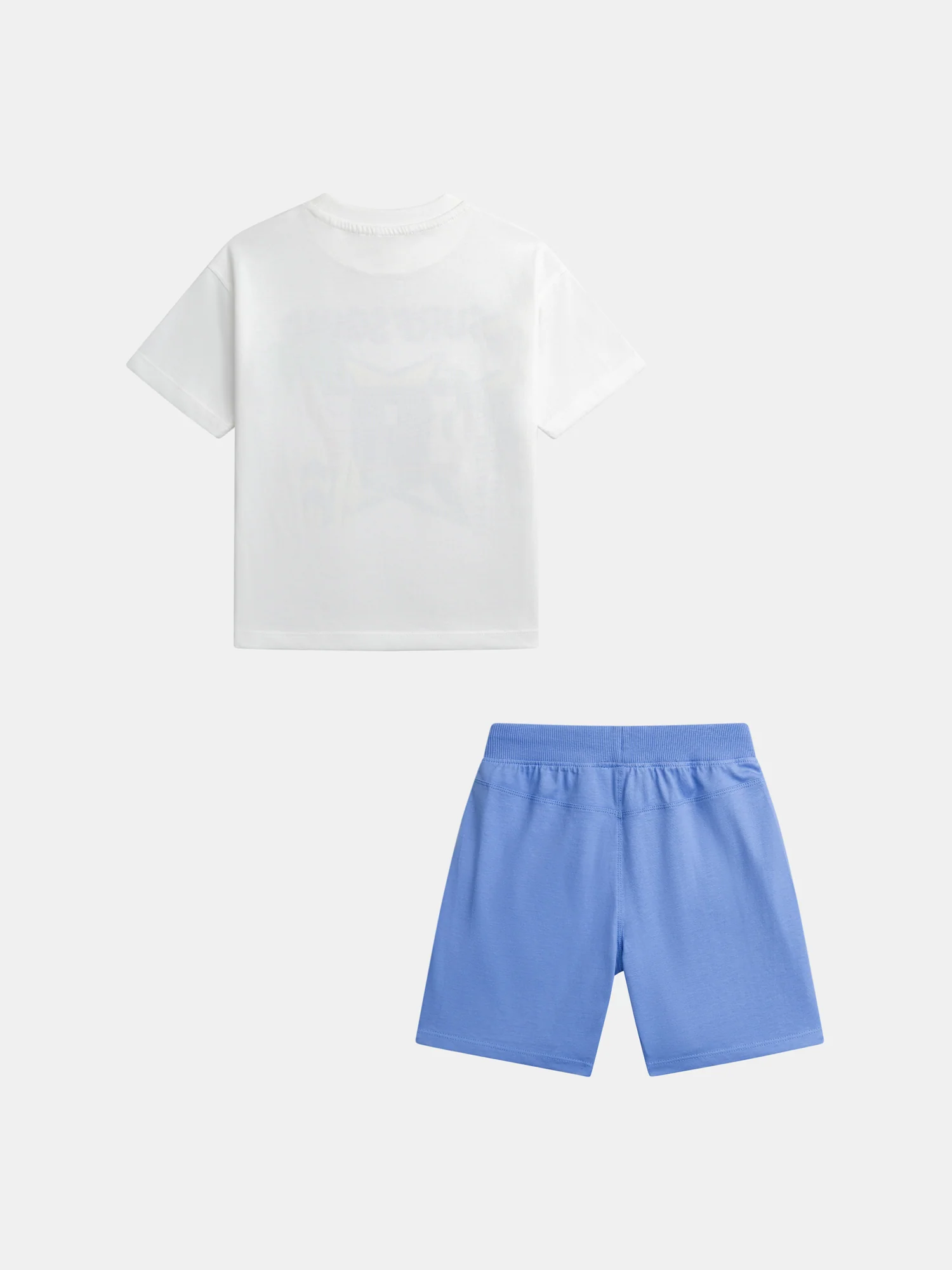 Ensemble t-shirt écru et short bleu avec animation pour garçon - Image 11