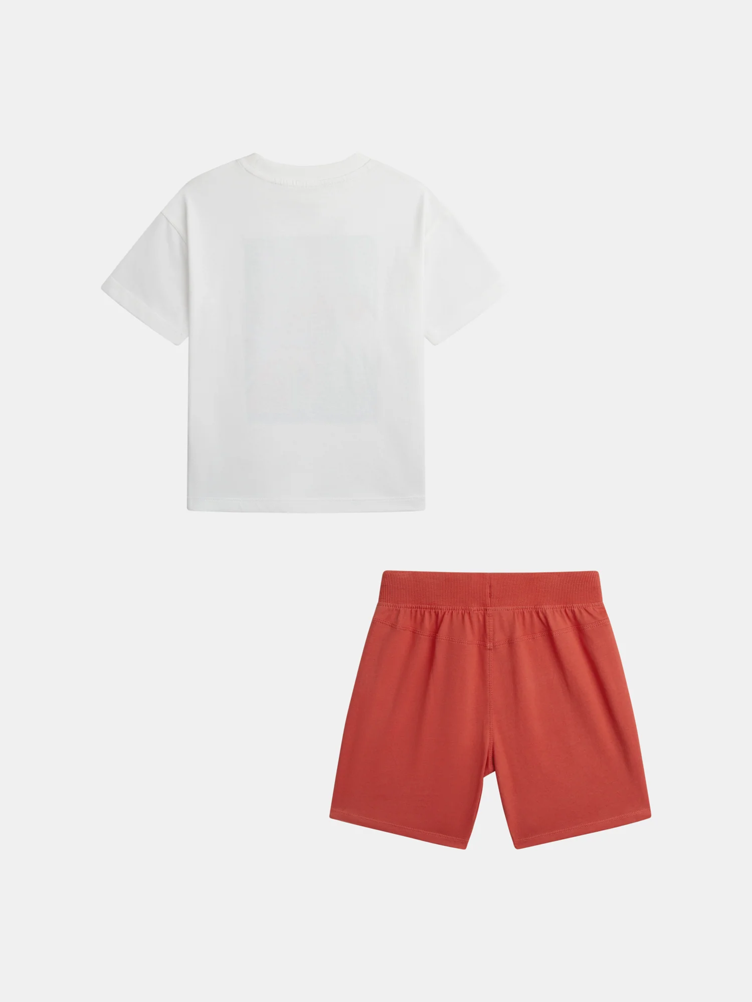 Ensemble t-shirt écru et short rouge avec animation pour garçon - Image 11