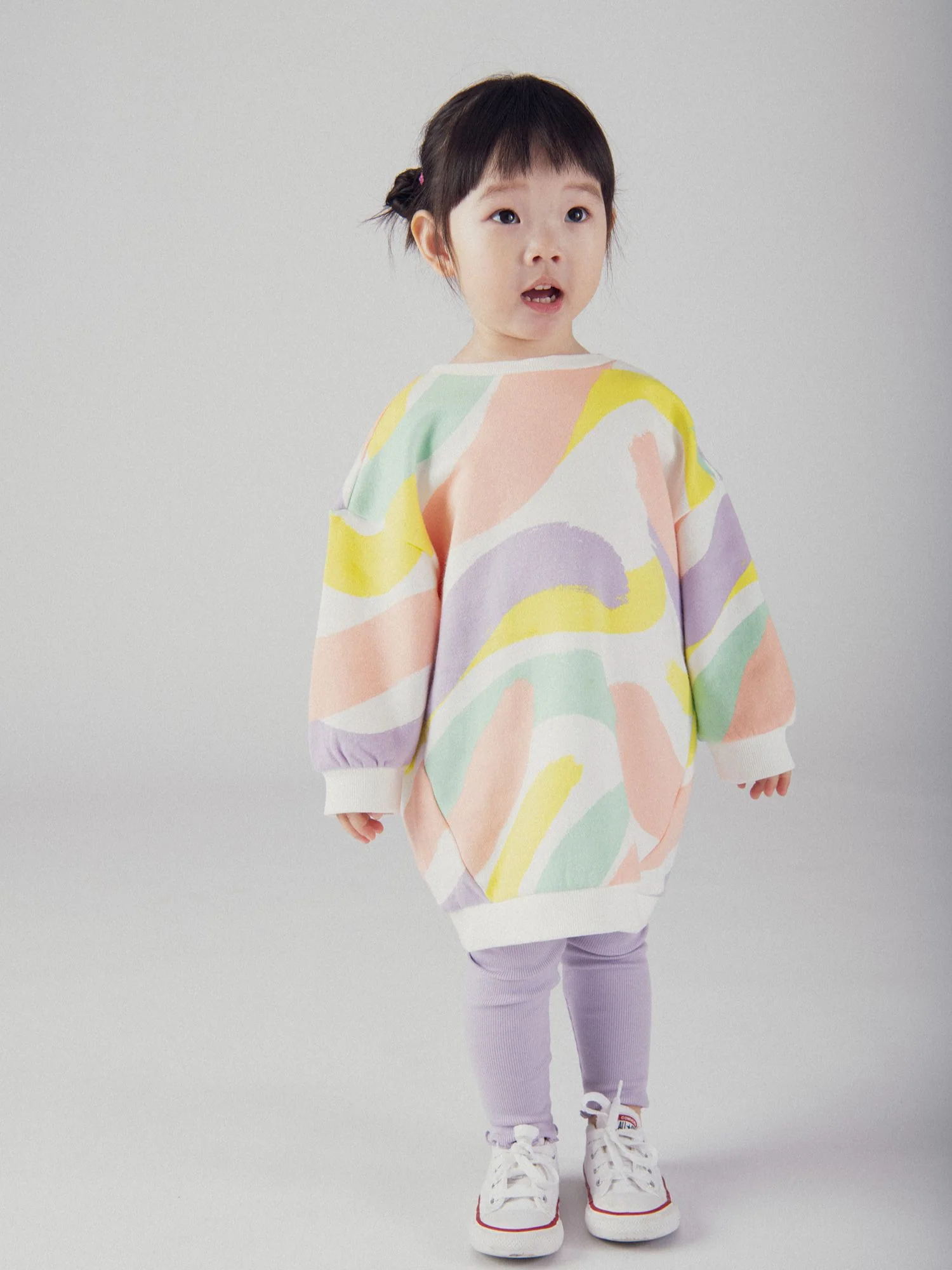 Ensemble imprimé coloré pour bébé fille - Image 2