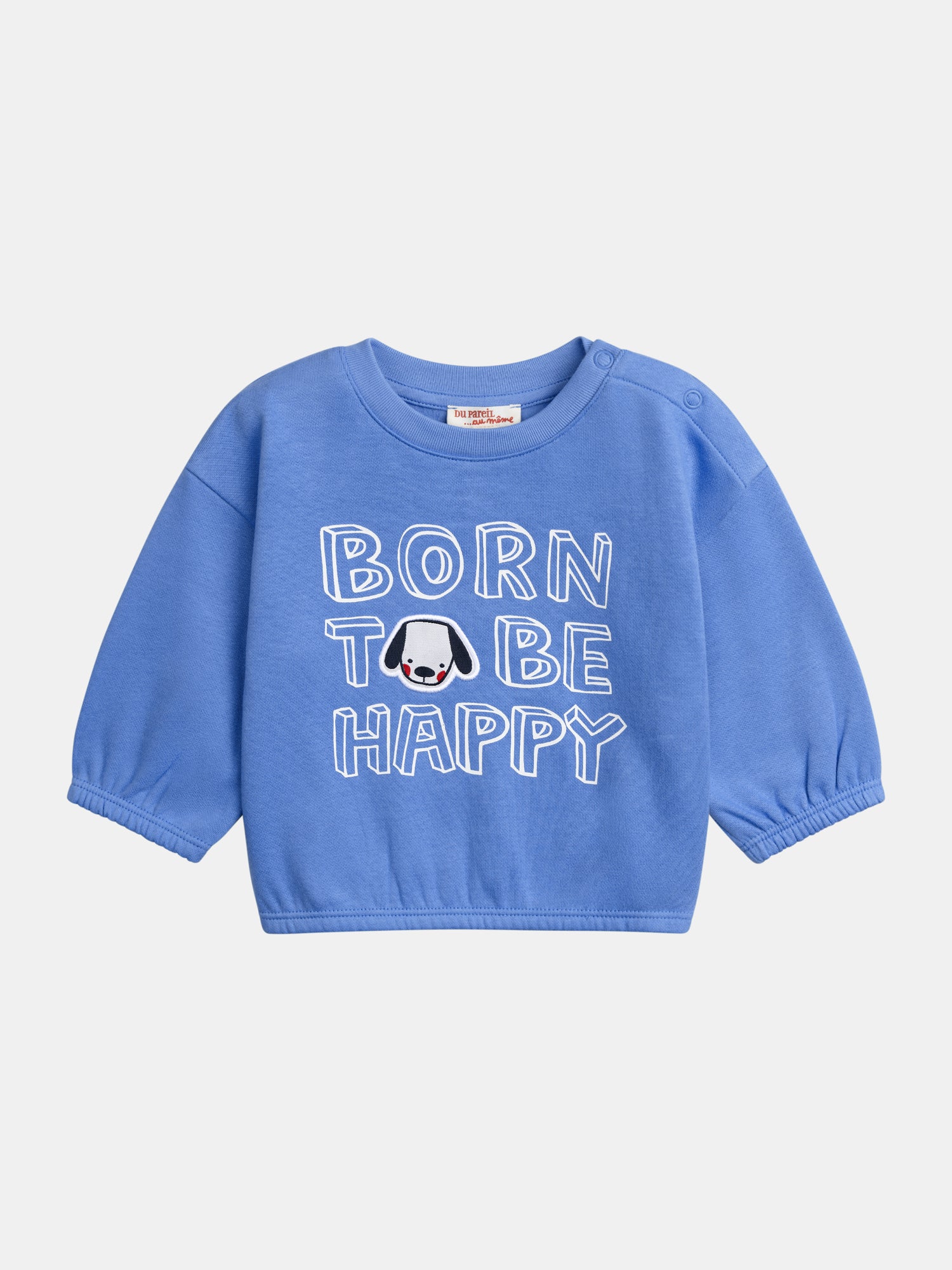 Ensemble motif « BORN TO BE HAPPY » pour bébé garçon - Image 3
