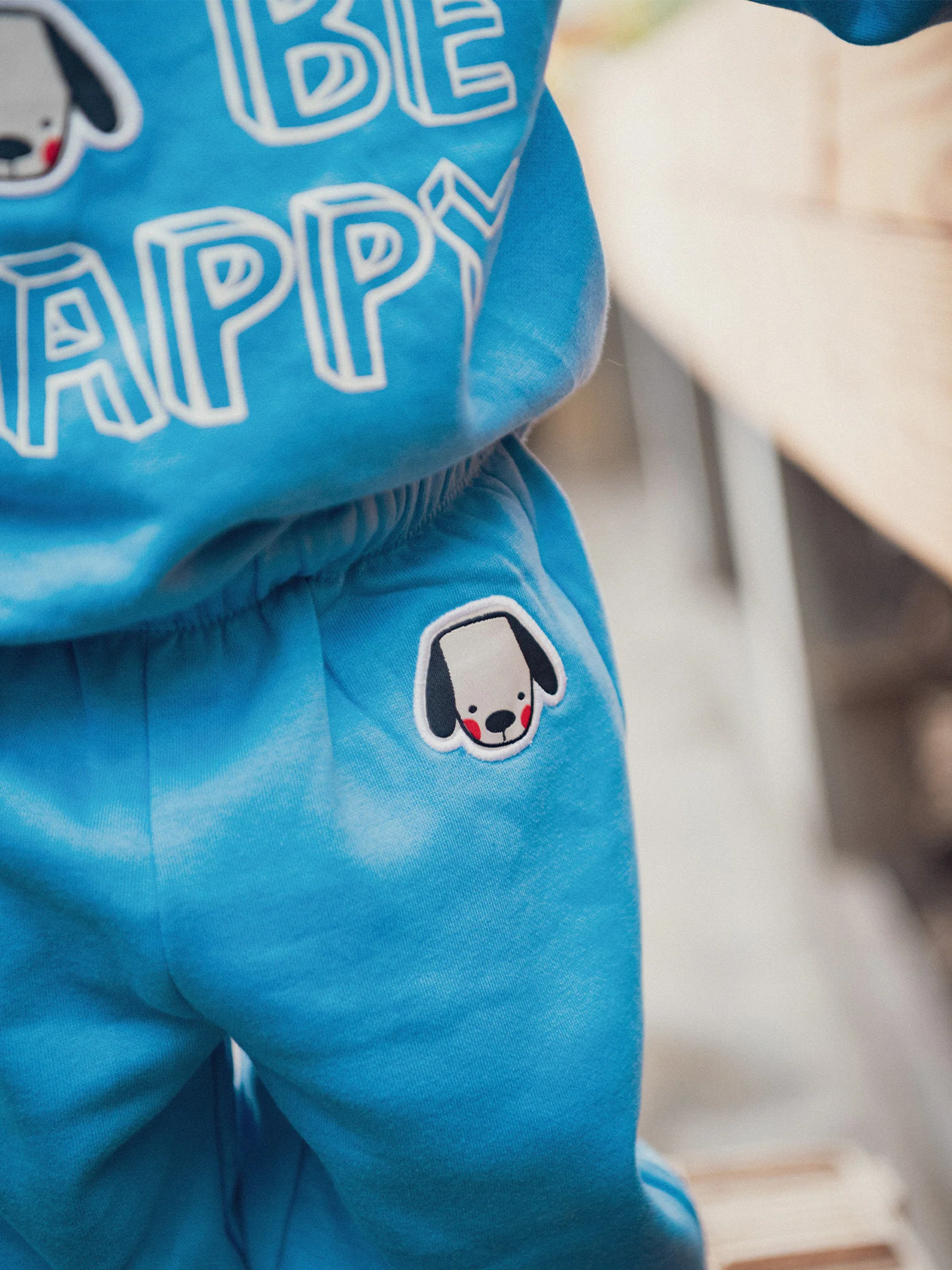 Ensemble motif « BORN TO BE HAPPY » pour bébé garçon - Image 9