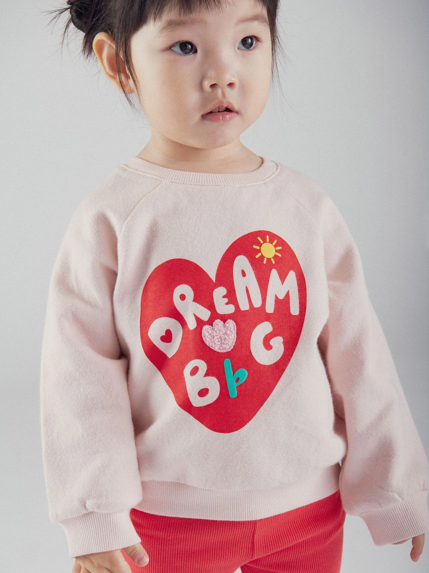Ensemble motif cœur pour bébé fille - Image 5