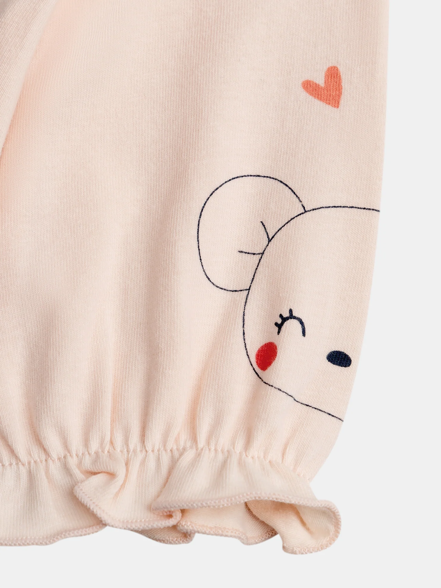 Ensemble naissance salopette et body pour bébé fille - Image 3