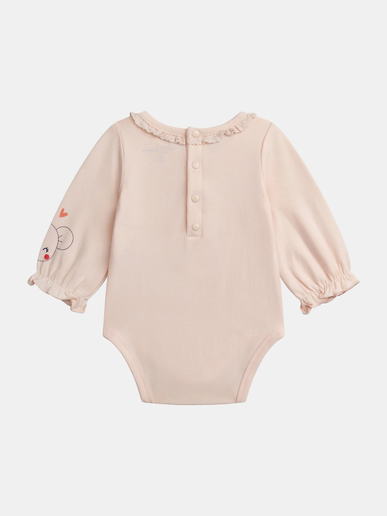 Ensemble naissance salopette et body pour bébé fille - Image 4