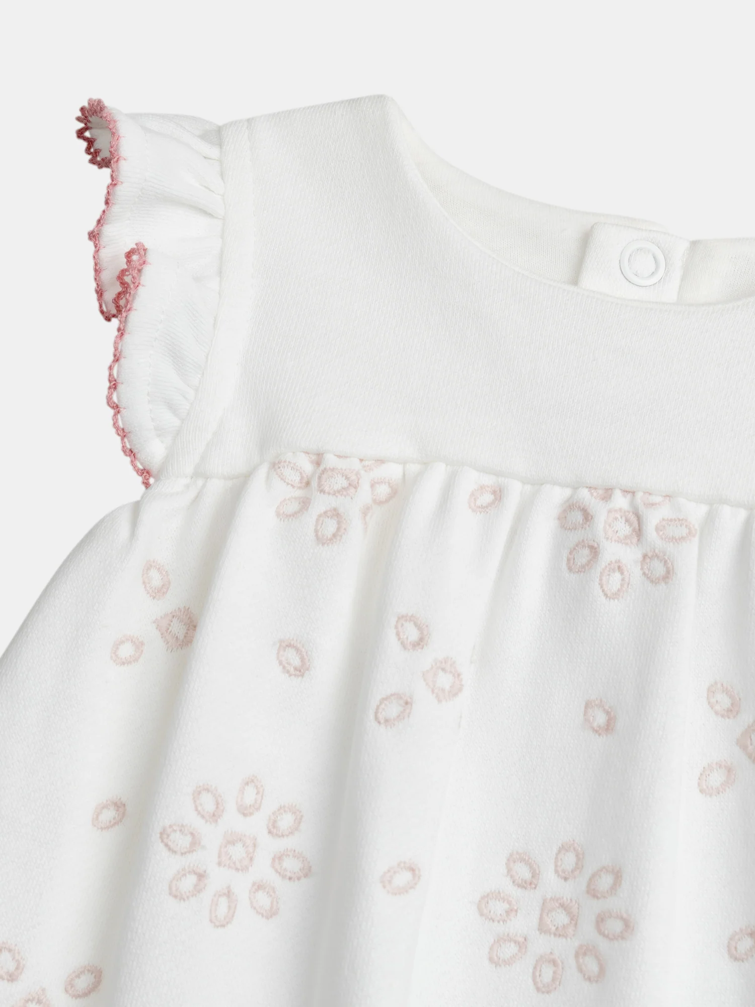 Ensemble naissance salopette et body pour bébé fille - Image 6