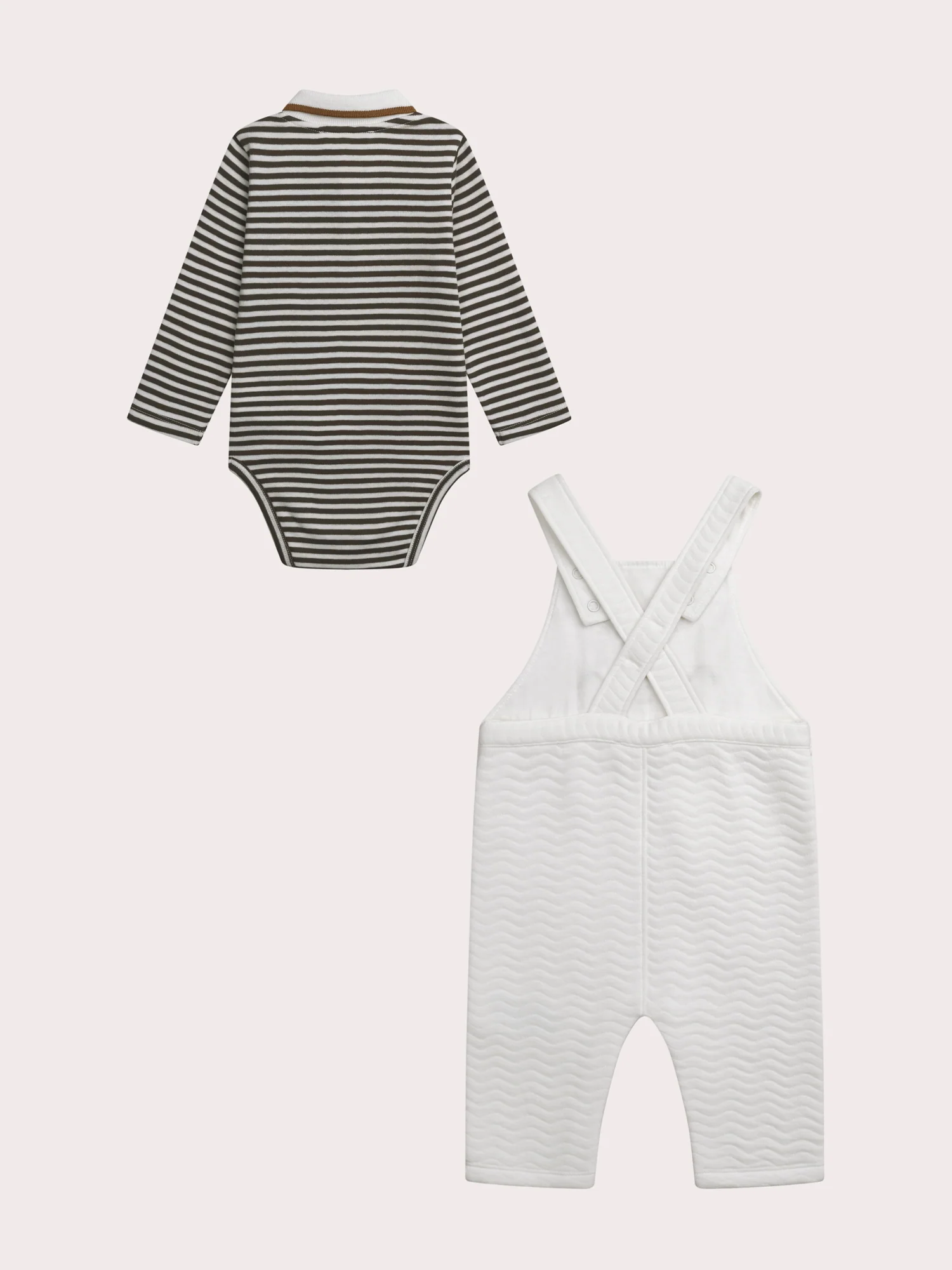 Ensemble naissance salopette et body pour garçon - Image 8