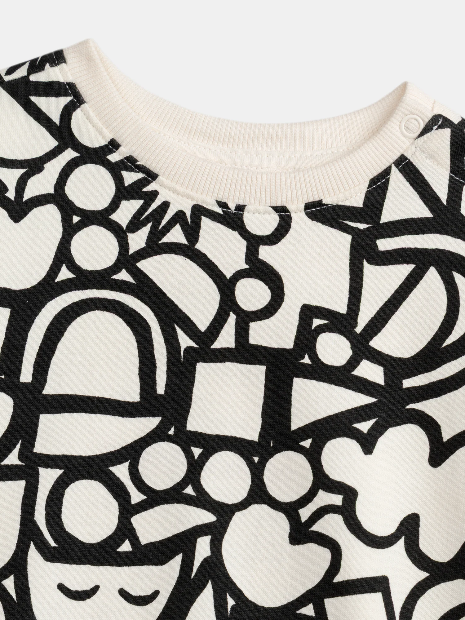 Ensemble t-shirt et short avec imprimé intégral "GRAPHIC" pour bébé fille - Image 5