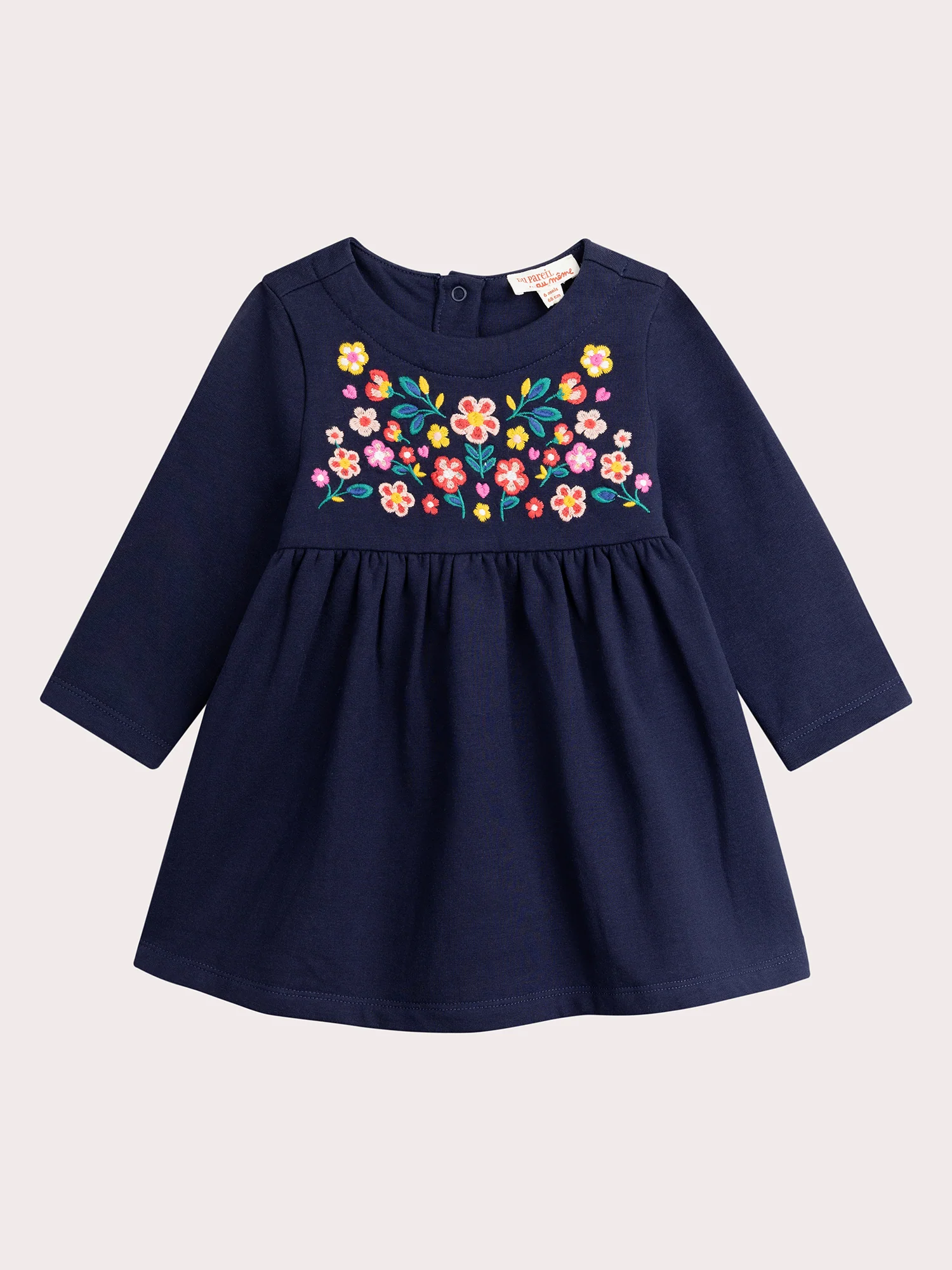 Ensemble tunique et legging bleu minuit pour bébé fille - Image 2