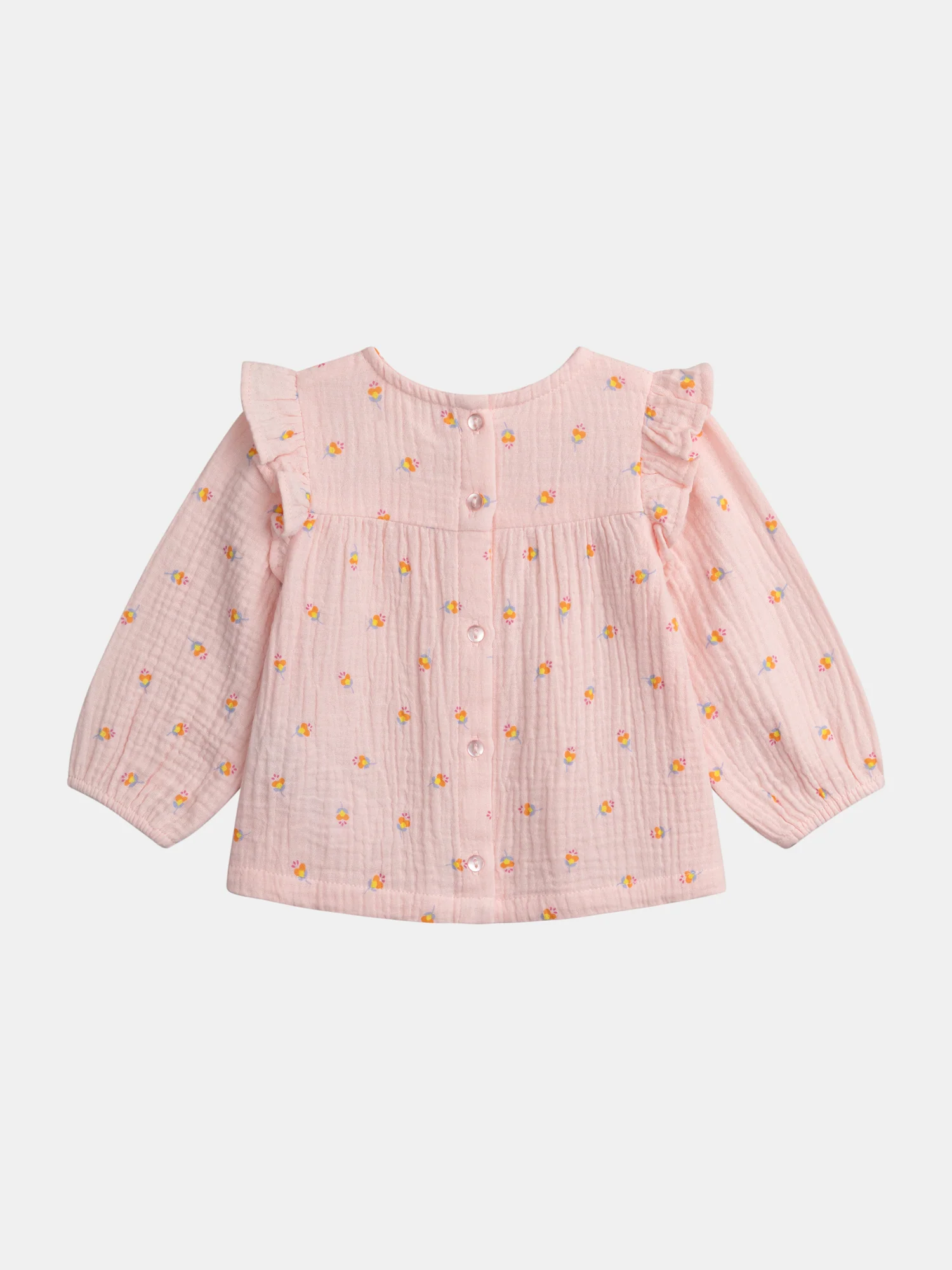 Ensemble tunique fleuri et rose passion pour bébé fille - Image 4