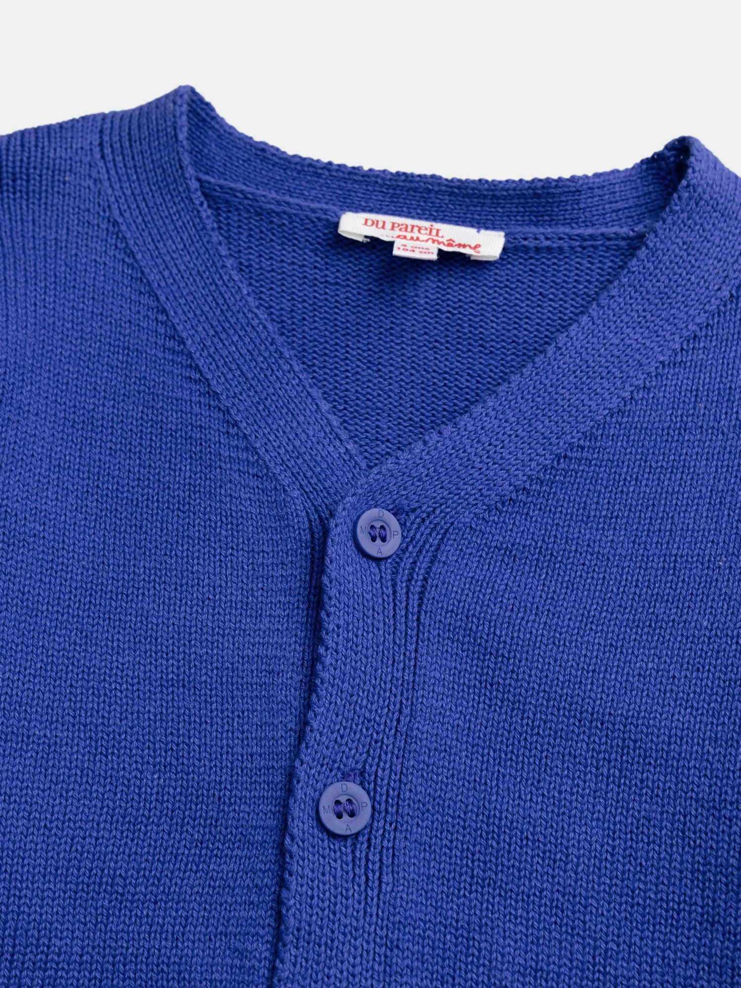 Gilet bleu manches longues pour garçon - Image 2